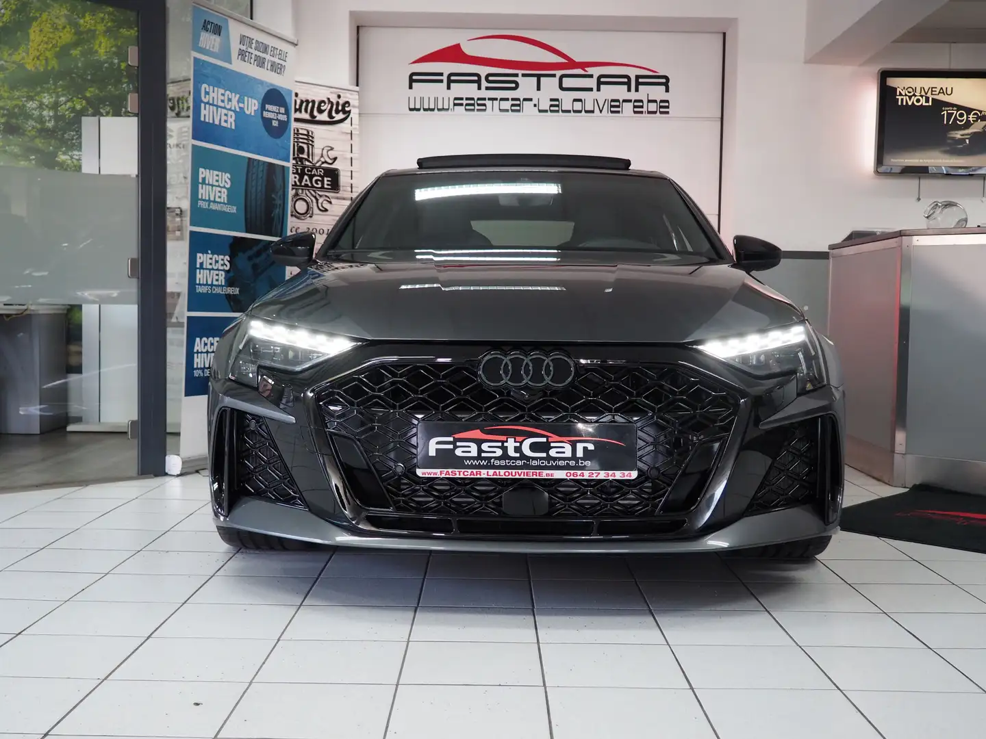 Audi RS3 2.5 TFSI QUATTRO STRONIC-PANO-FACELIFT Gris - 2