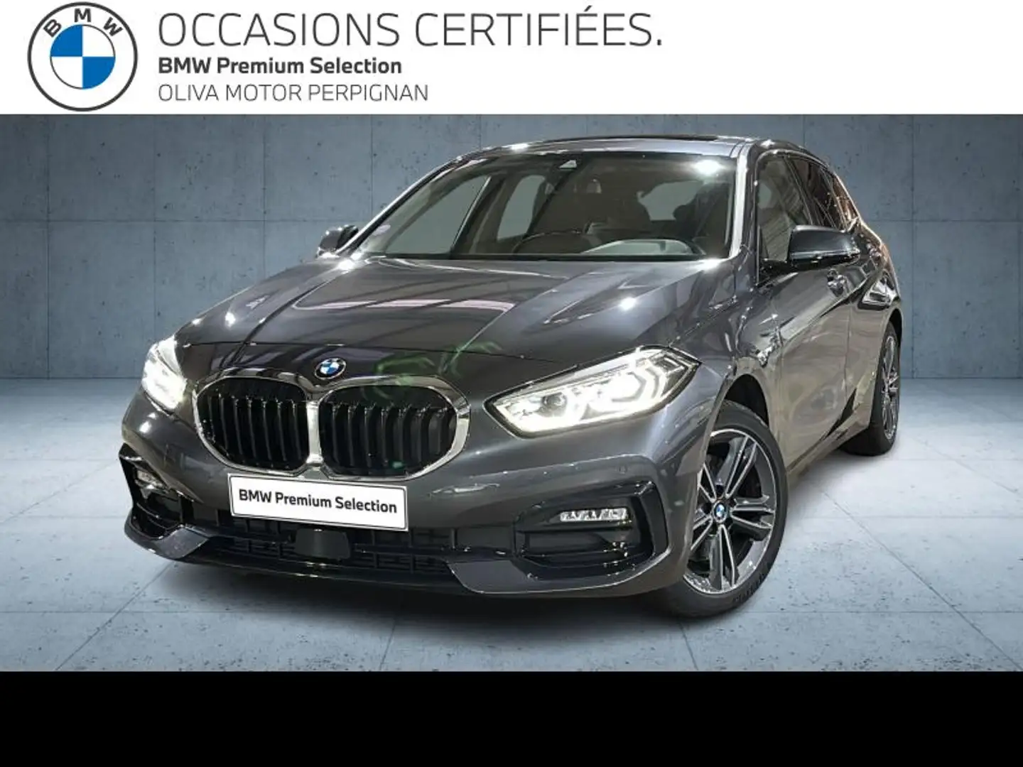 BMW 118 118iA 136ch Edition Sport DKG7 Gris - 1