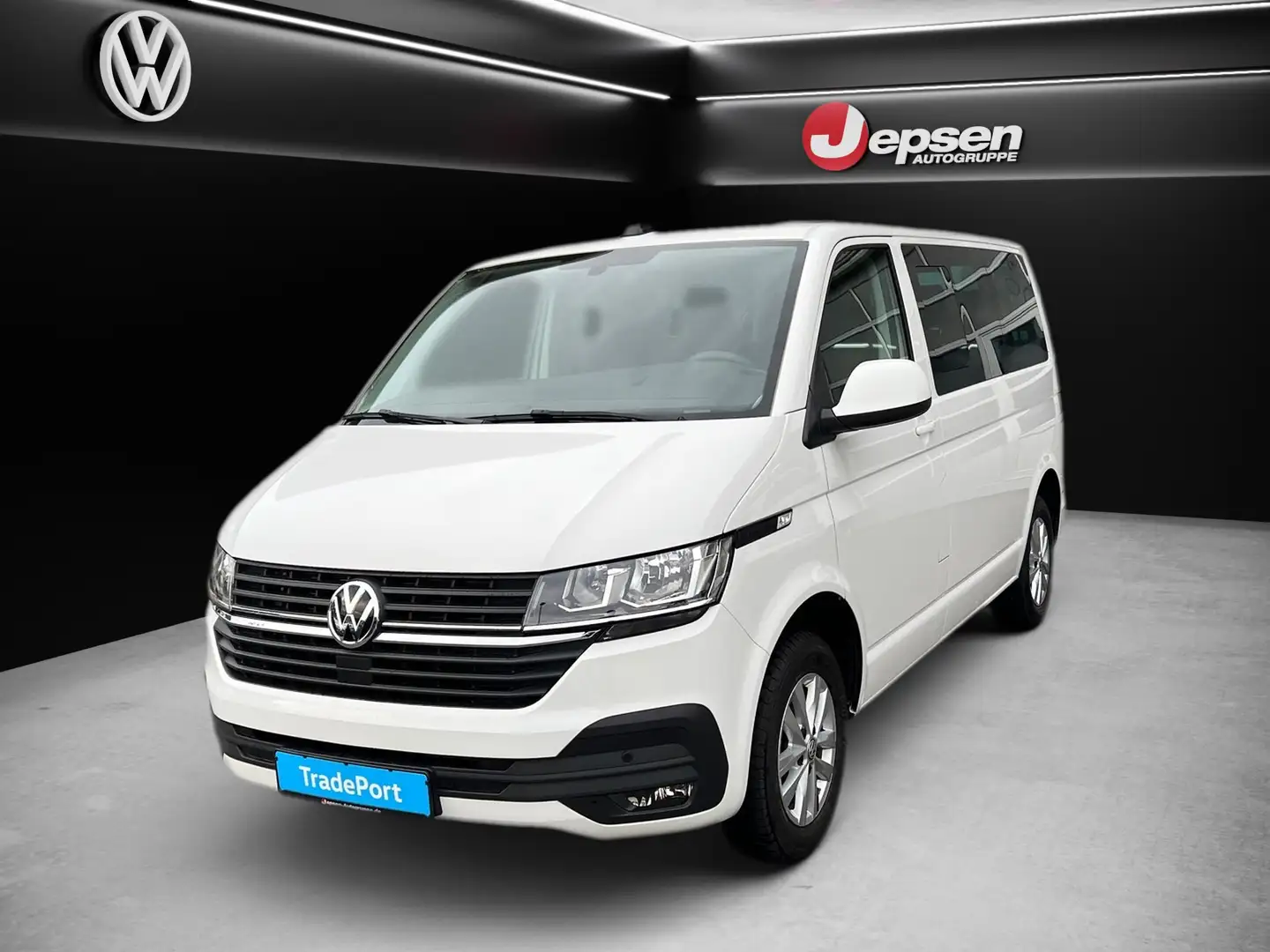 Volkswagen T6.1 Transporter Kombi KR Navi+PDC+LM+GRA+Klima Weiß - 2
