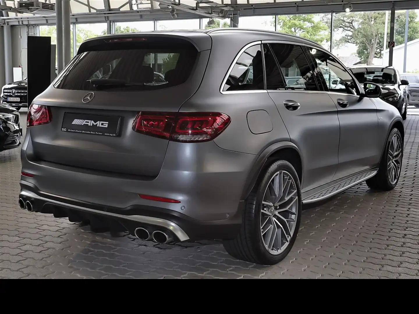 Mercedes-Benz GLC 43 AMG 4 M AMG HUD+360°+MBUX+M-LED+Sitzh. Сірий - 2