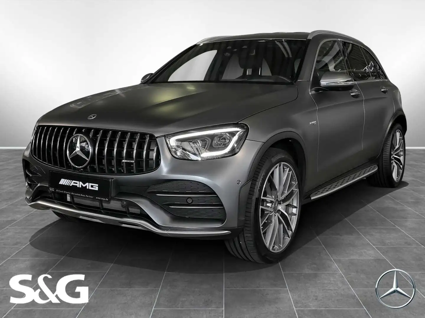 Mercedes-Benz GLC 43 AMG 4 M AMG HUD+360°+MBUX+M-LED+Sitzh. Gri - 1