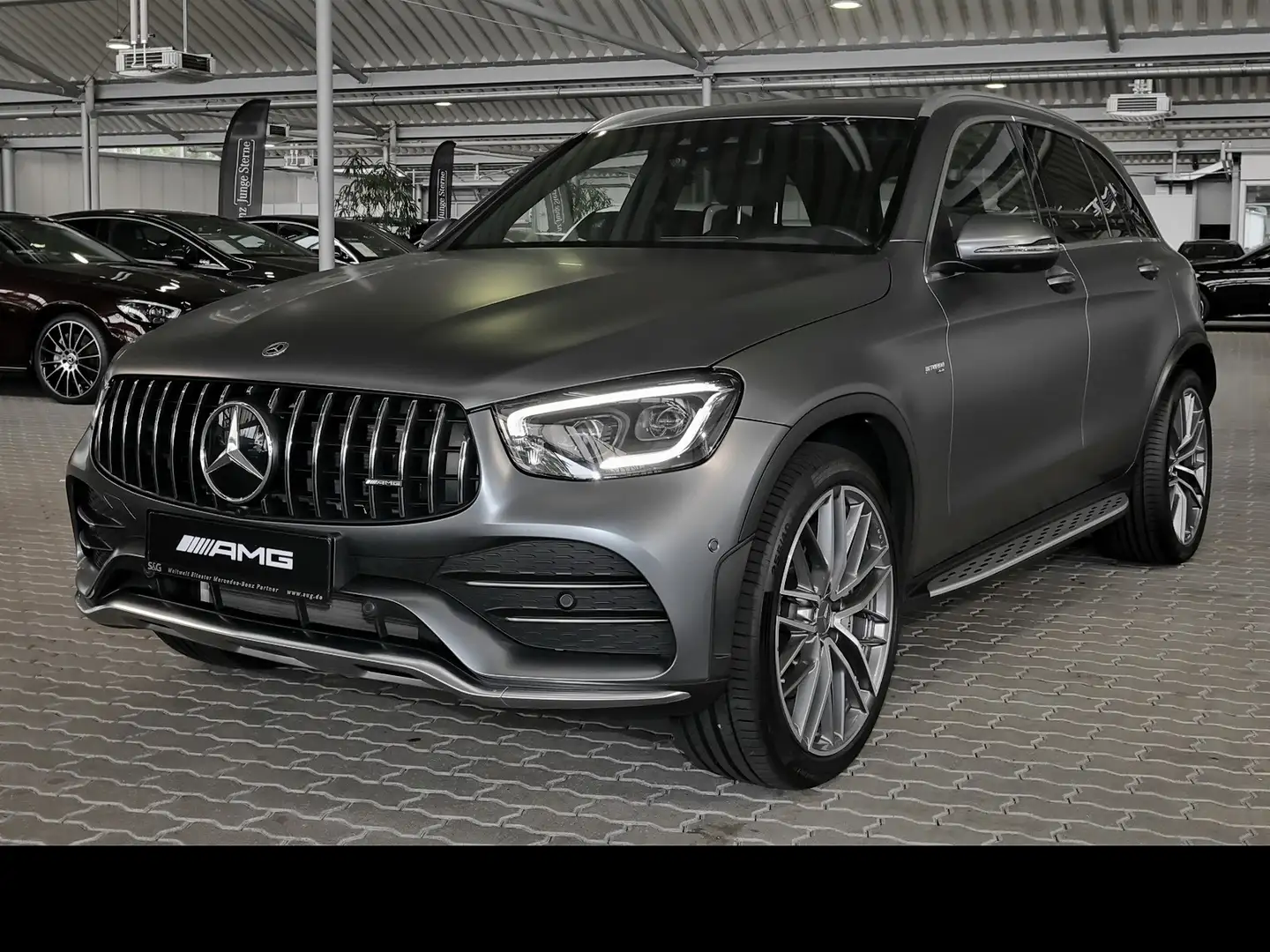 Mercedes-Benz GLC 43 AMG 4 M AMG HUD+360°+MBUX+M-LED+Sitzh. Сірий - 1