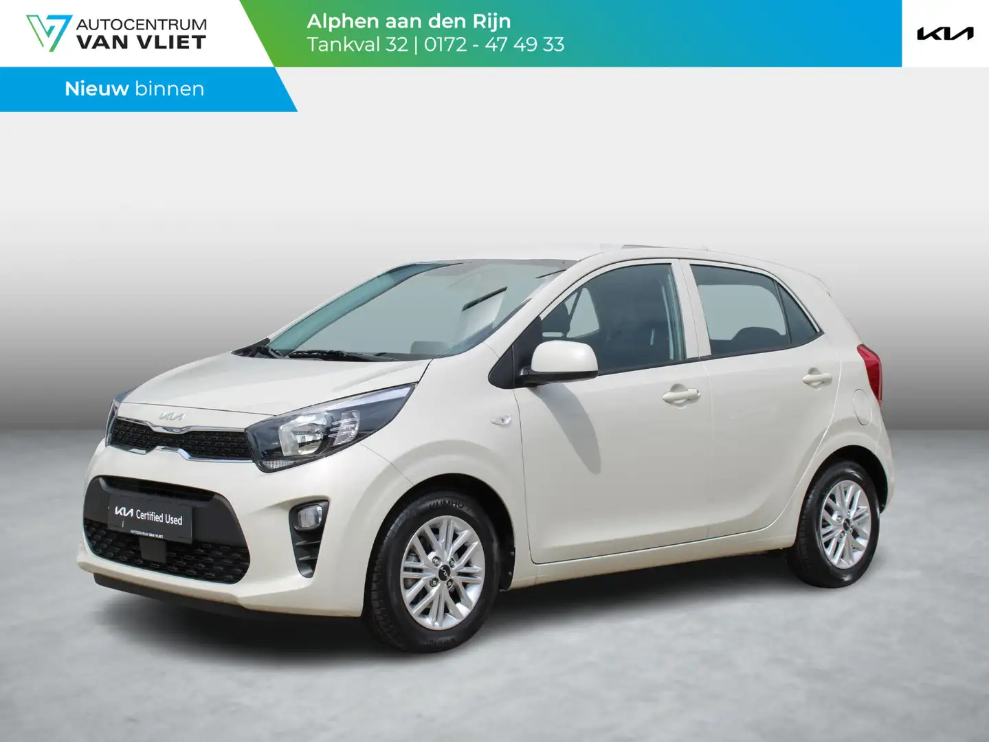 Kia Picanto 1.0 DPi DynamicLine | Apple/android auto | Airco | Geel - 1