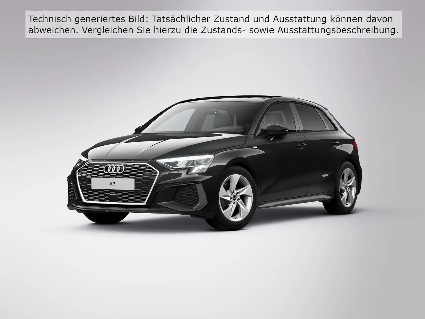 Audi A3 S line 35 TDI S tr. RFK PANO NAVI Schwarz - 2