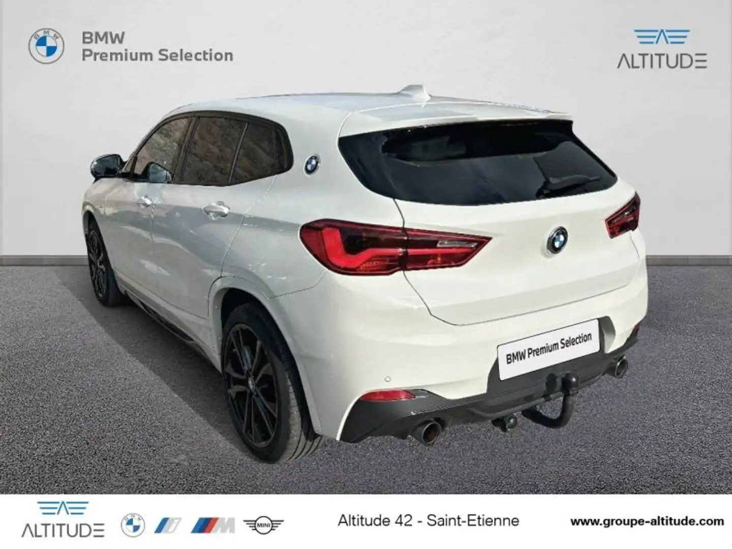 BMW X2 xDrive25dA 231ch M Sport Blanc - 2