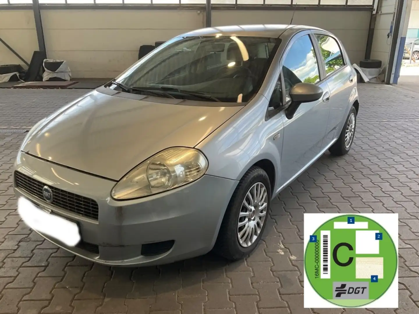 Fiat Grande Punto Pequeño Manual de 5 Puertas Zilver - 1