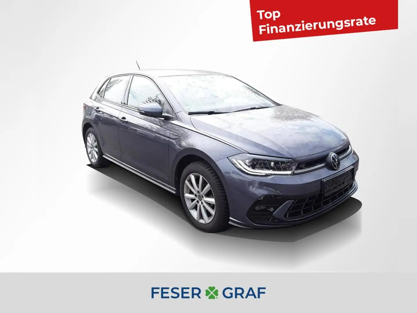Volkswagen Polo 1.0 TSI R-Line DSG Navi / Kamera / ACC Grau - 1