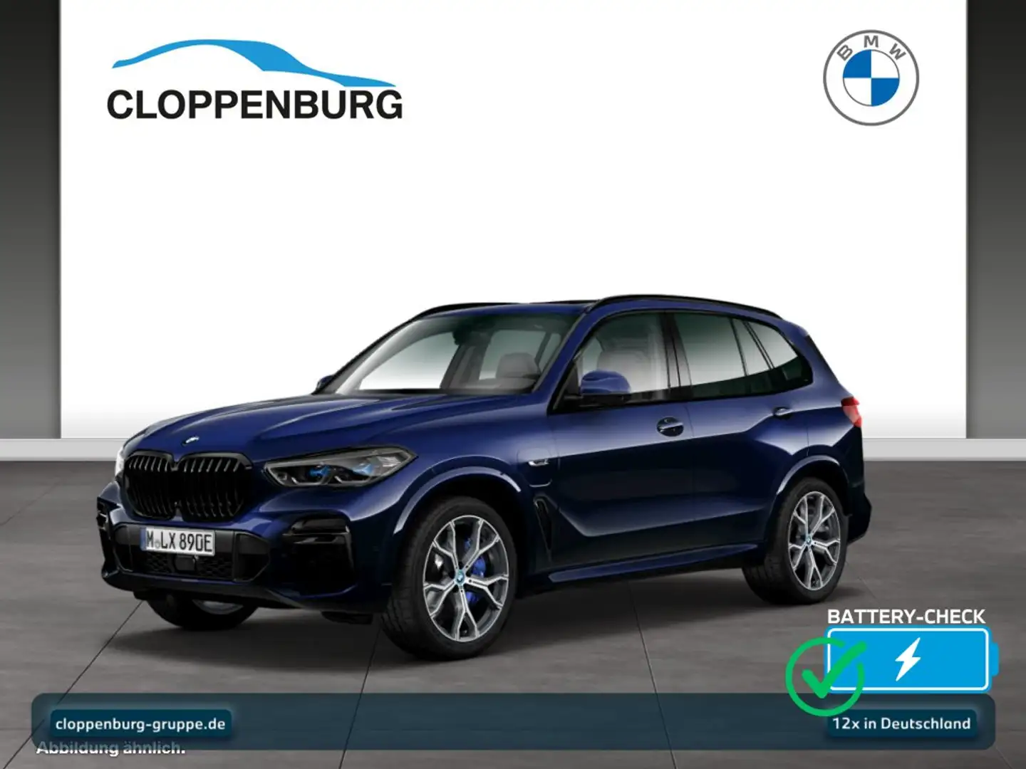 BMW X5 xDrive45e Head-Up+Navi+Luft+Pano+360°+Laser Blau - 1