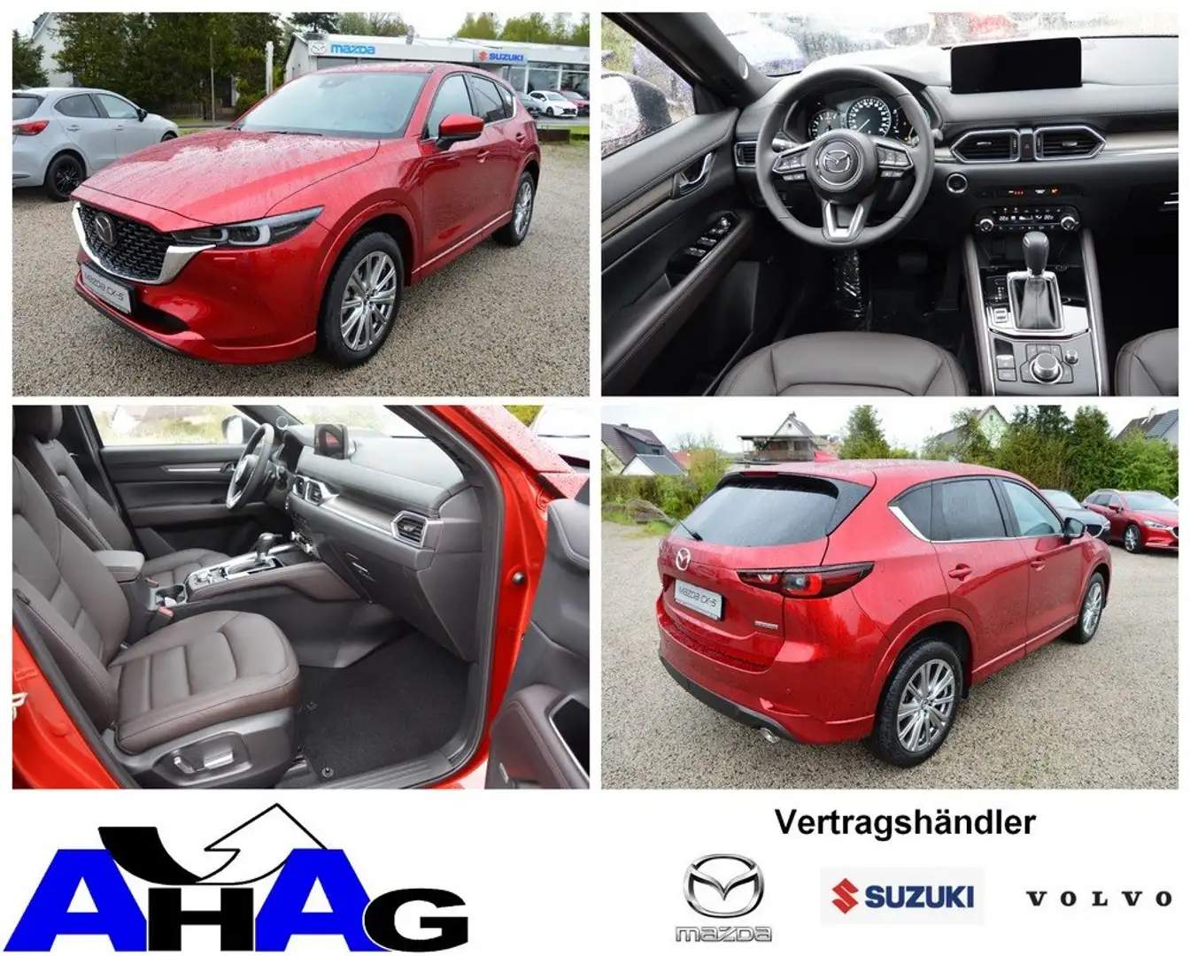 Mazda CX-5 e-SKYACTIV-G 194 Aut. AWD Takumi *Nappa+360* Rouge - 1