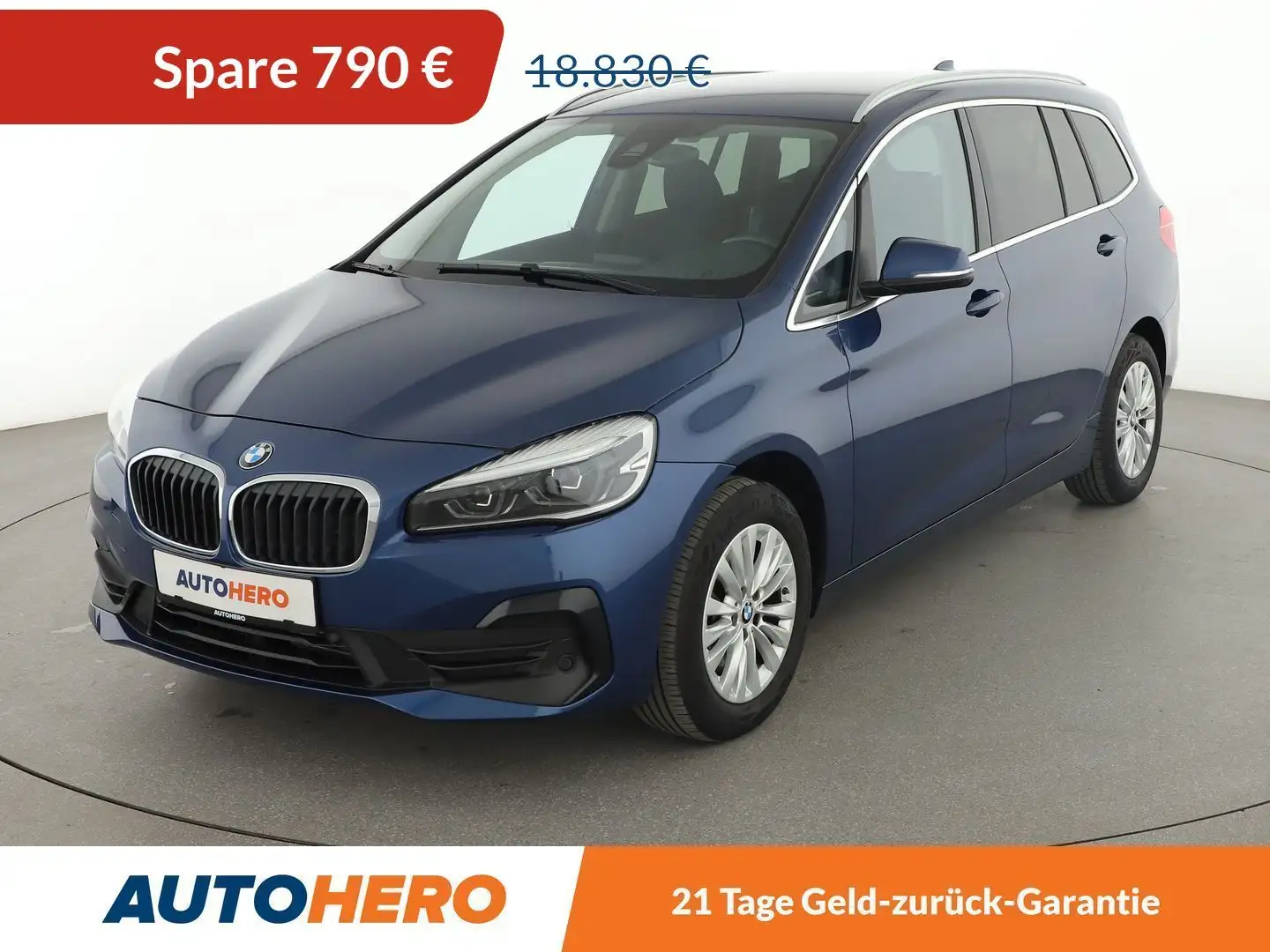 BMW 218 218i Gran Tourer Advantage Aut.*LED*NAVI*TEMPO*PDC Azul - 1