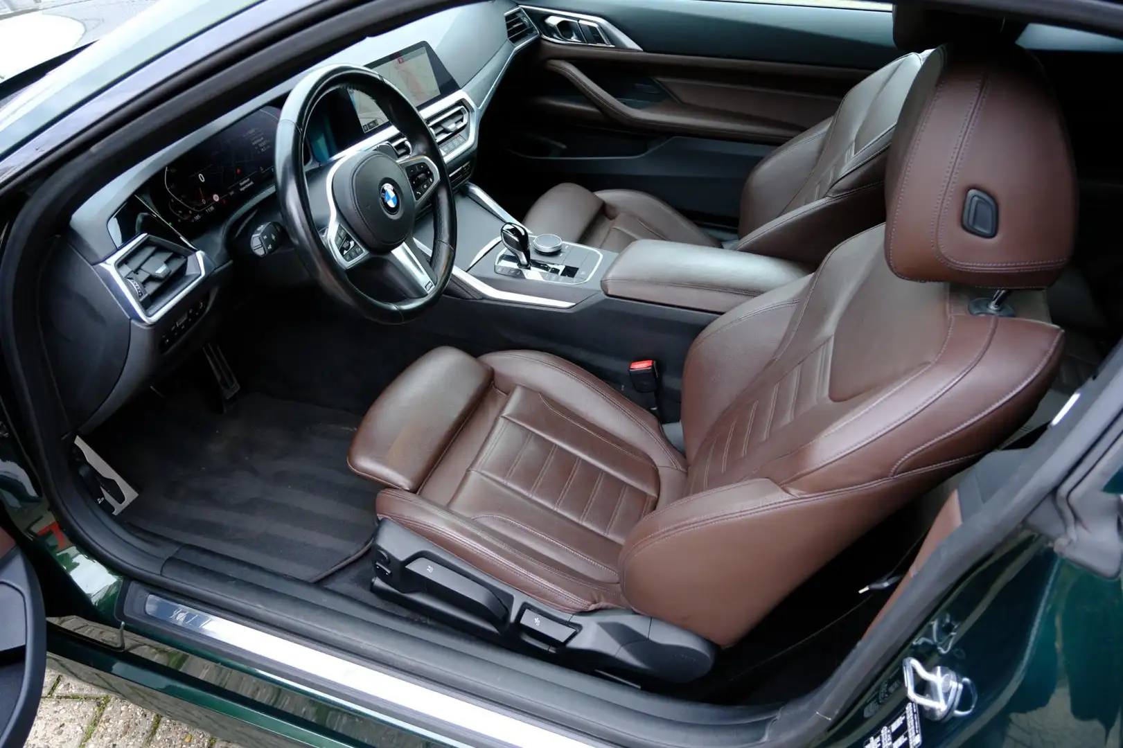 BMW 420 4-serie Coupé 420i 184pk M Sport Aut. Pano|Leder|1 Groen - 2