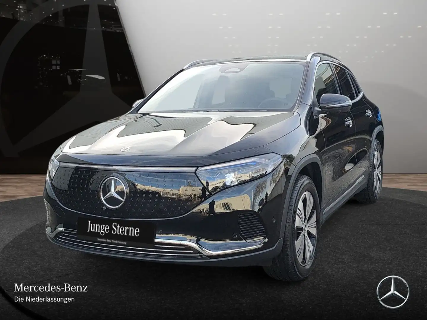 Mercedes-Benz EQA 250 PROG+ADVANCED+PANO+360+SPUR Schwarz - 2