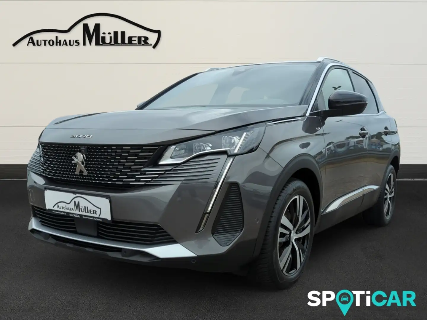 Peugeot 3008 Hybrid 136 GT Autom. +Navi+Allwetter+Kamera+ Grau - 1