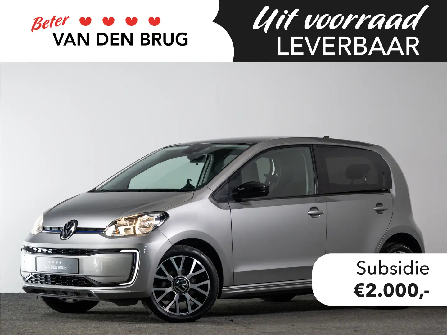 Volkswagen e-up! e-up! Style 35 KW 83 pk | € 2.000 SUBSIDIE mogelij Silver - 1