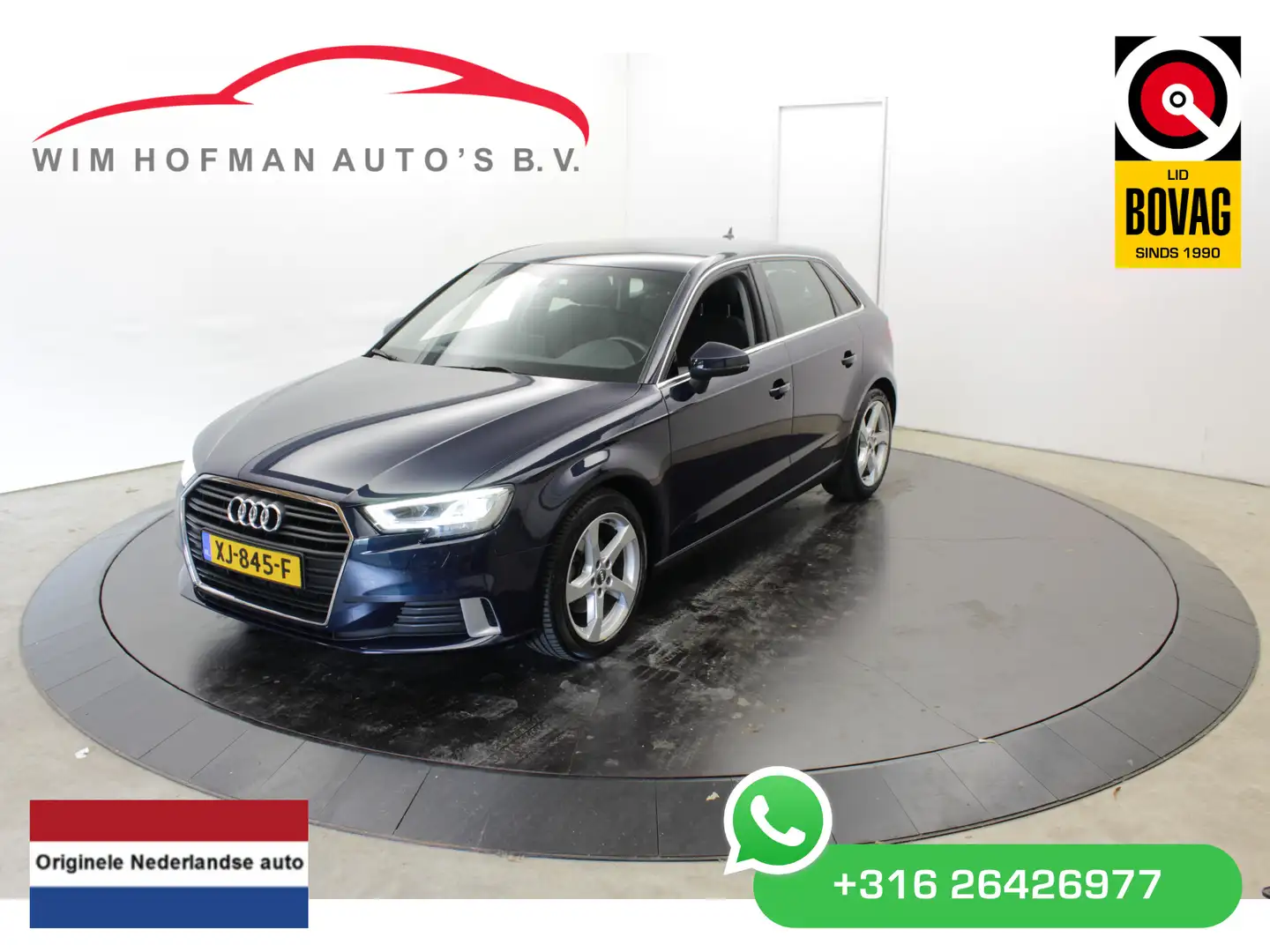 Audi A3 Sportback 30 TFSI 116PK Sport Lease Edition Clima Blauw - 1