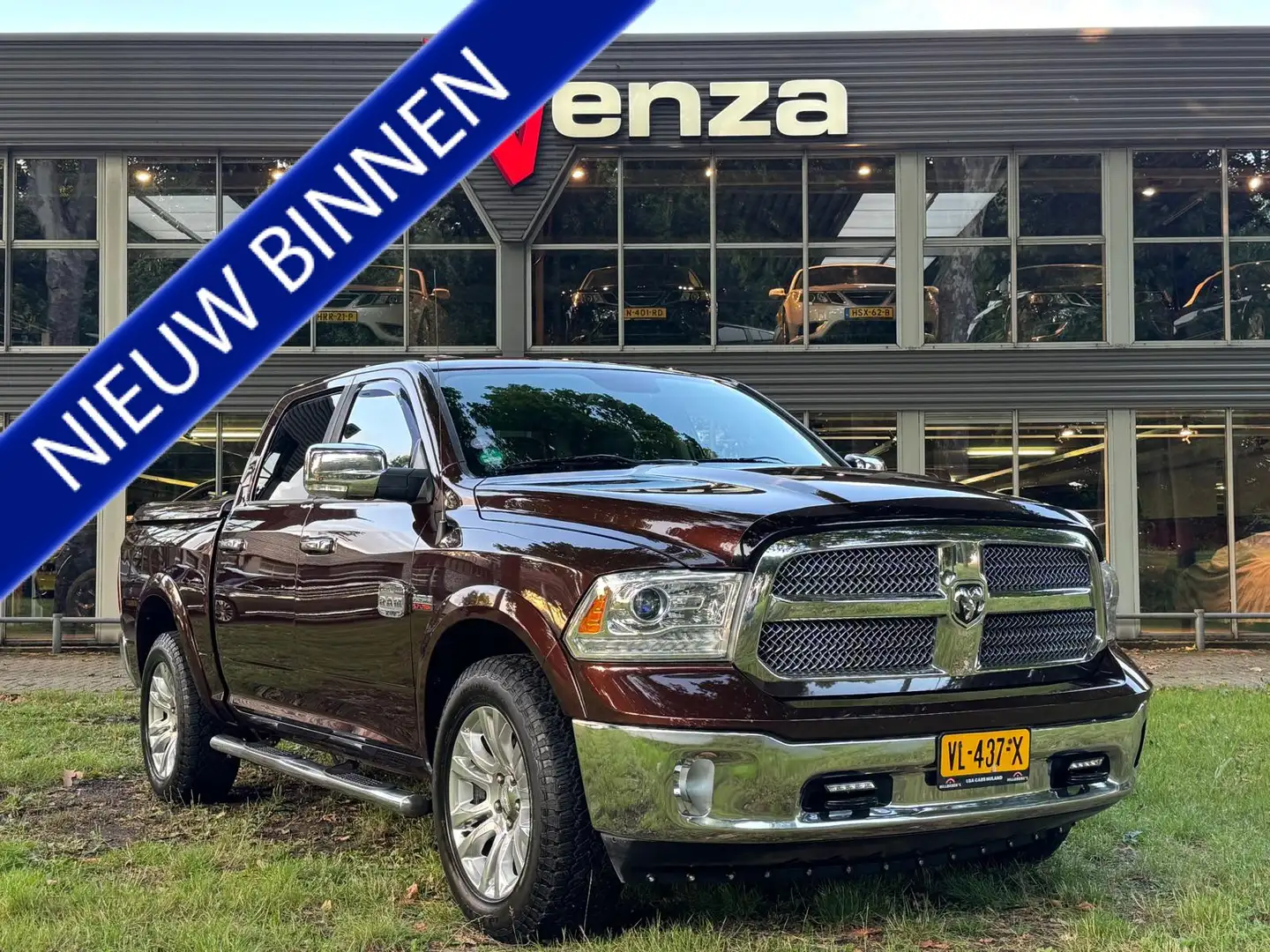 RAM 1500 5.7 V8 4x4 Laramie Longhorn Limited NL-Auto LAGE B Bruin - 1