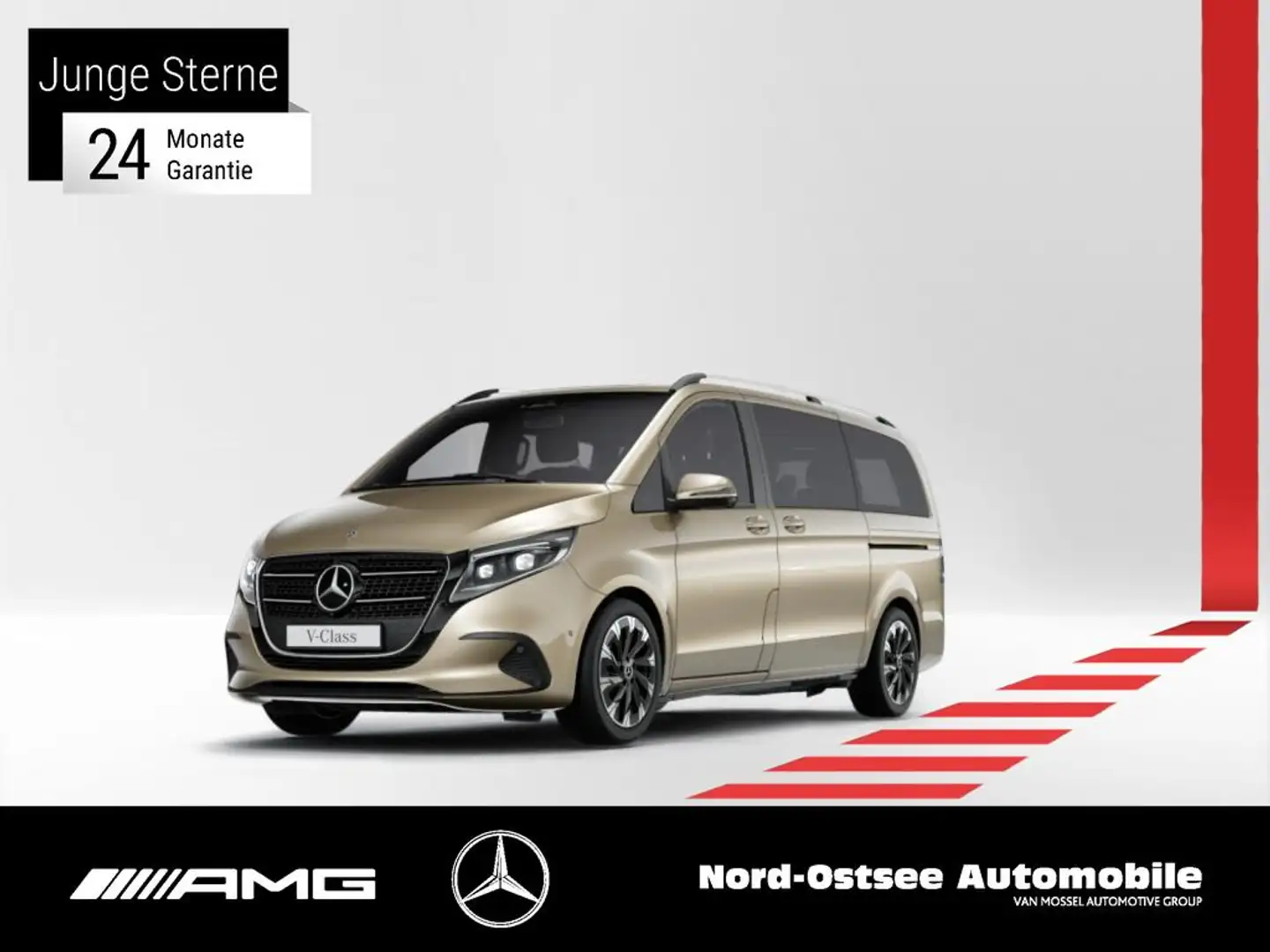 Mercedes-Benz V 220 STYLE MOPF LED KLIMA MBUX DISTRONIC AHK Gold - 1