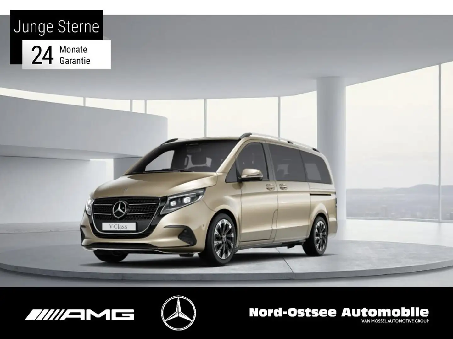 Mercedes-Benz V 220 STYLE MOPF LED KLIMA MBUX DISTRONIC AHK Gold - 1
