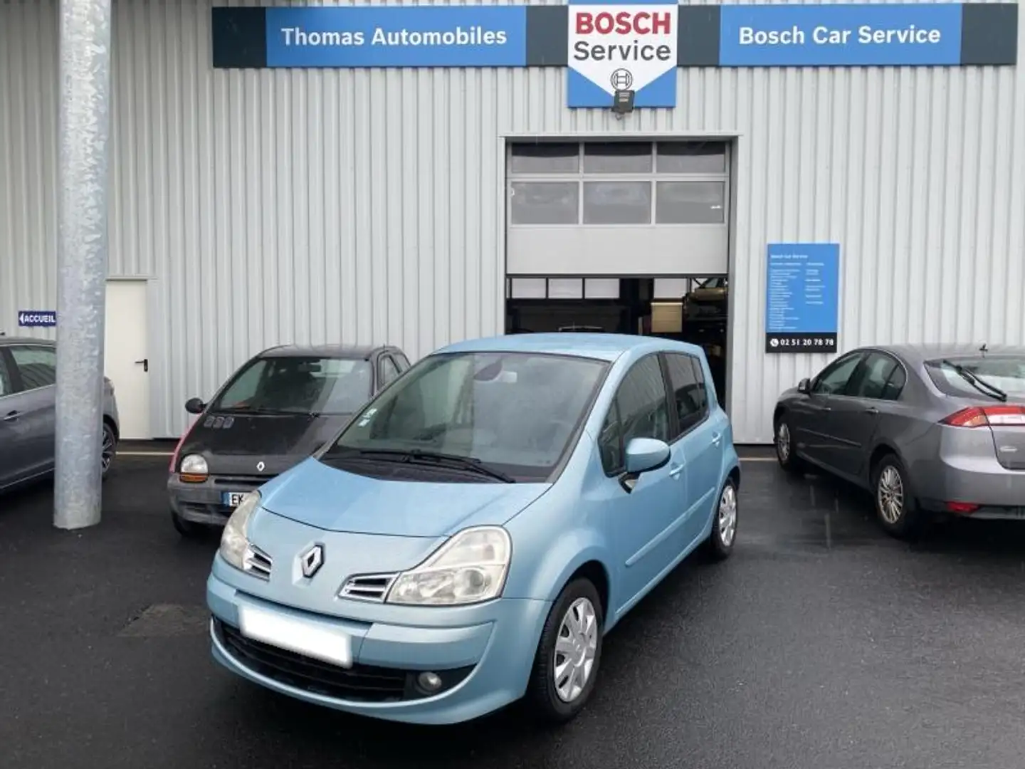 Renault Modus 1.6 16v 110ch Dynamique BVA Bleu - 1