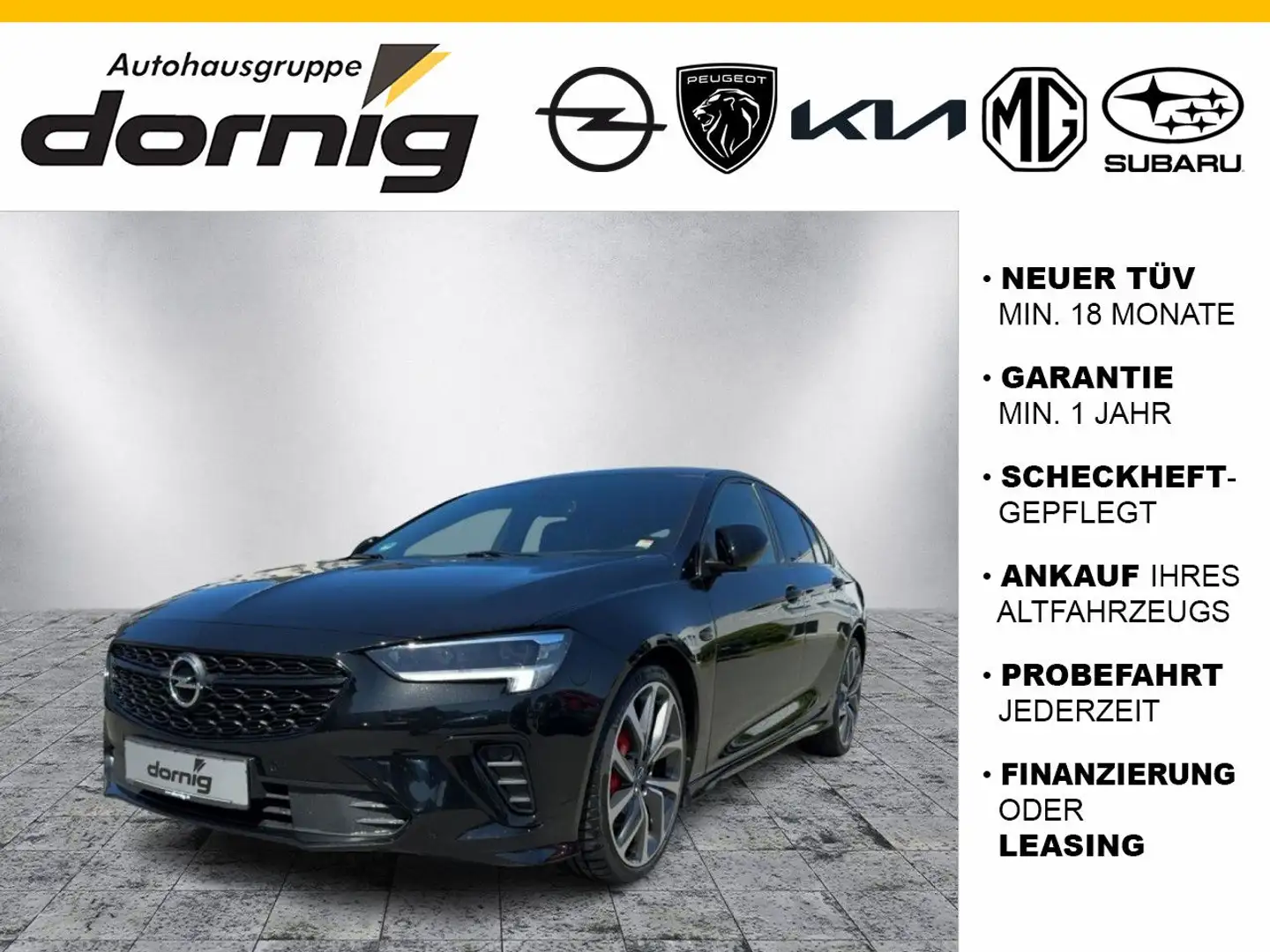 Opel Insignia B Grand Sport GSi 4x4, WI-Paket Zwart - 1