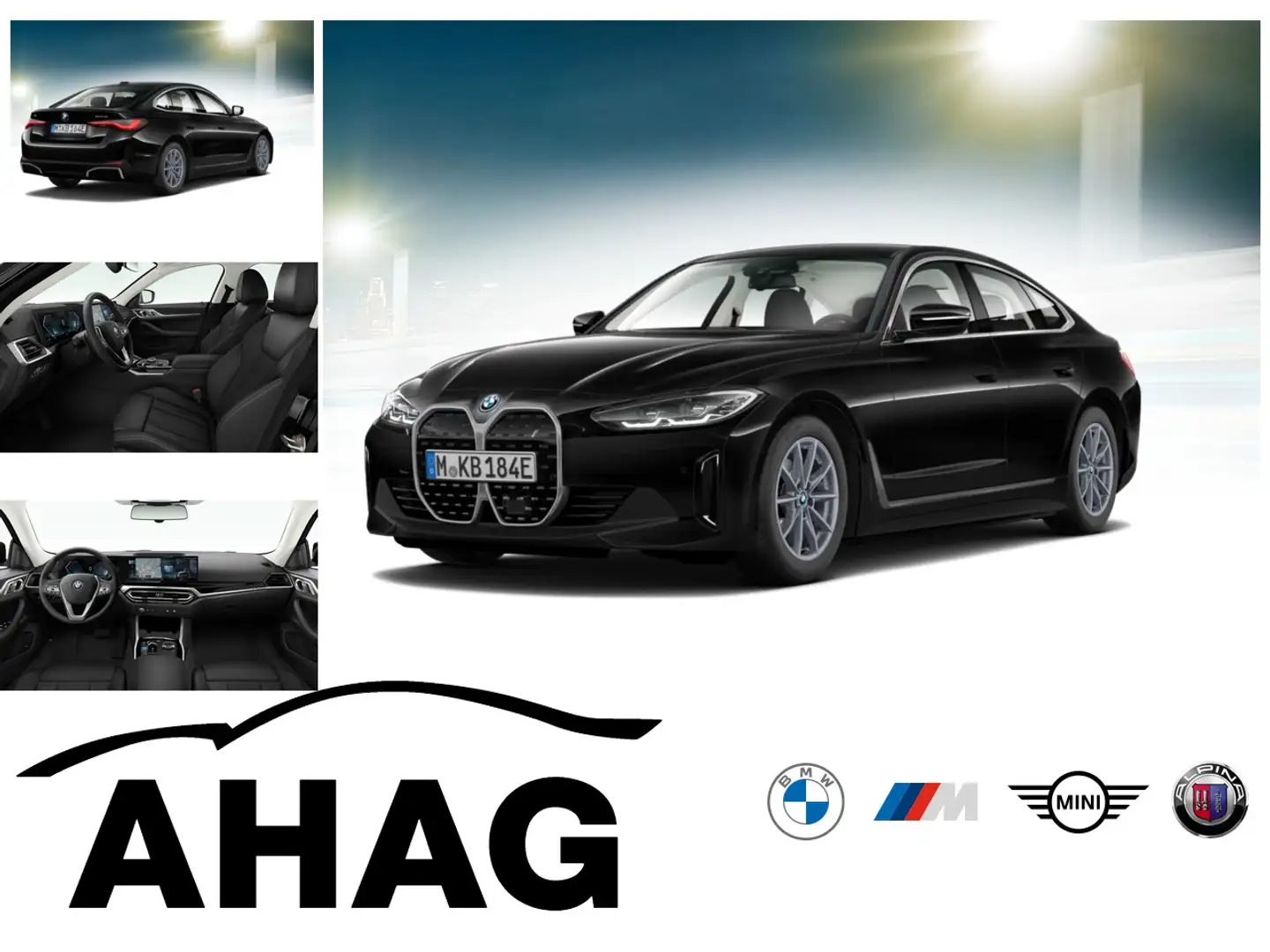BMW i4 eDrive35 Klimaaut. HIFI Sitzhzg. Vorn Schwarz - 1