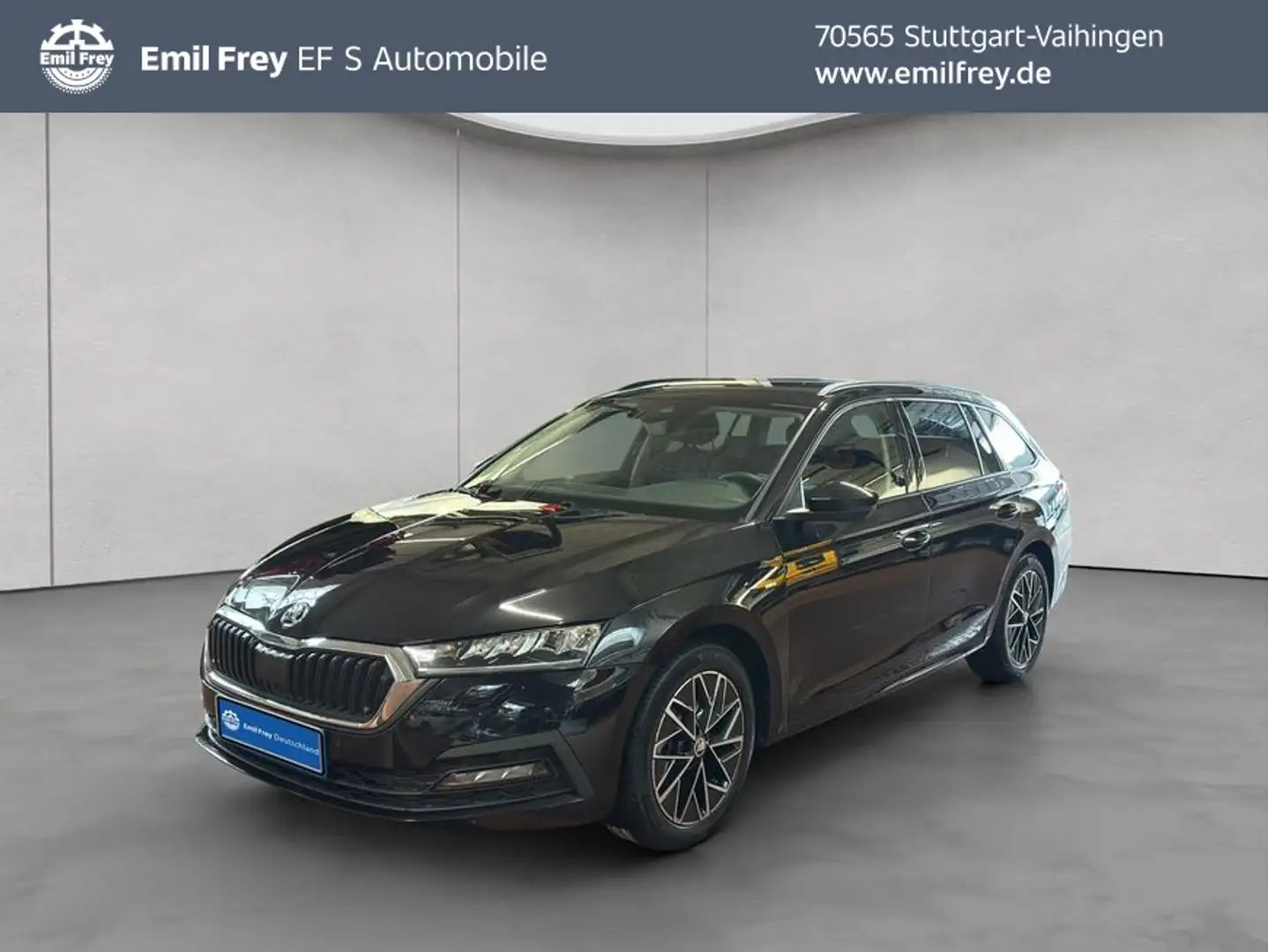 Skoda Octavia Combi 1.5 TSI e-TEC DSG Clever Zwart - 1