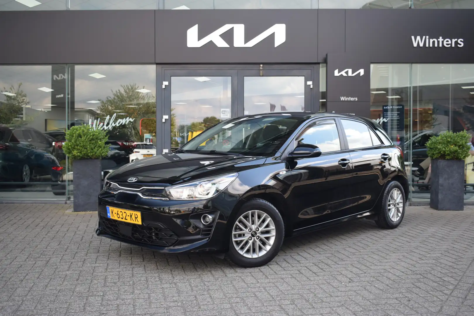 Kia Rio 1.0 T-GDi MHEV DynamicLine | Airco | Cruise Contro Noir - 1