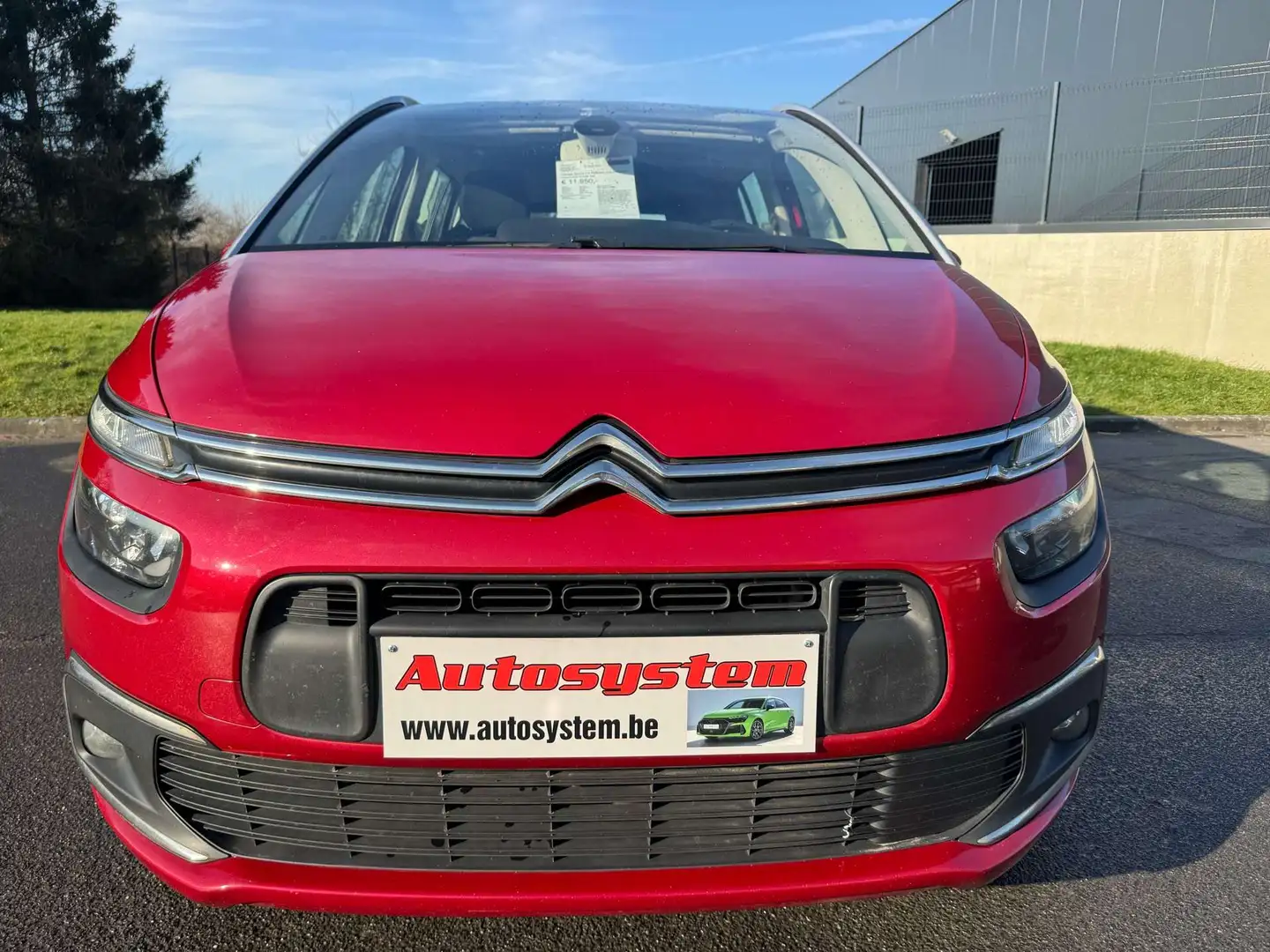 Citroen Grand C4 Picasso 1.6 Bluehdi 7 Places*Garantie 1an*Carpass* Rouge - 2