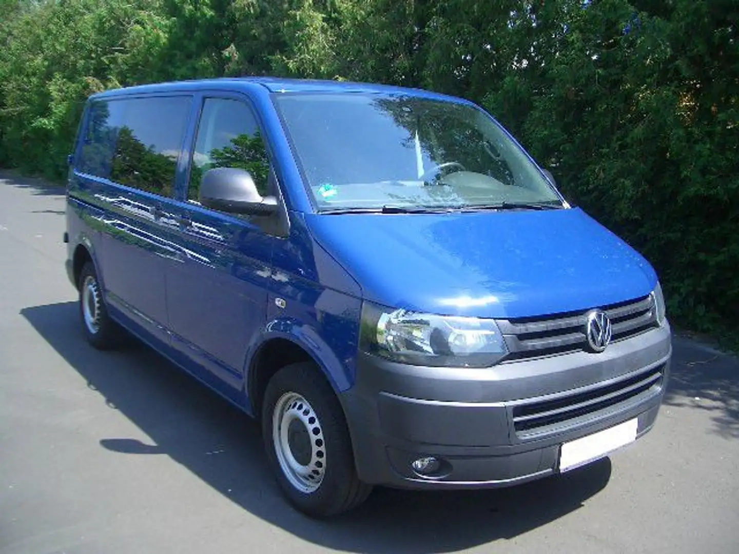 Volkswagen T5 Transporter 2.0TDI Kasten/Klima/Standheizung Bleu - 2