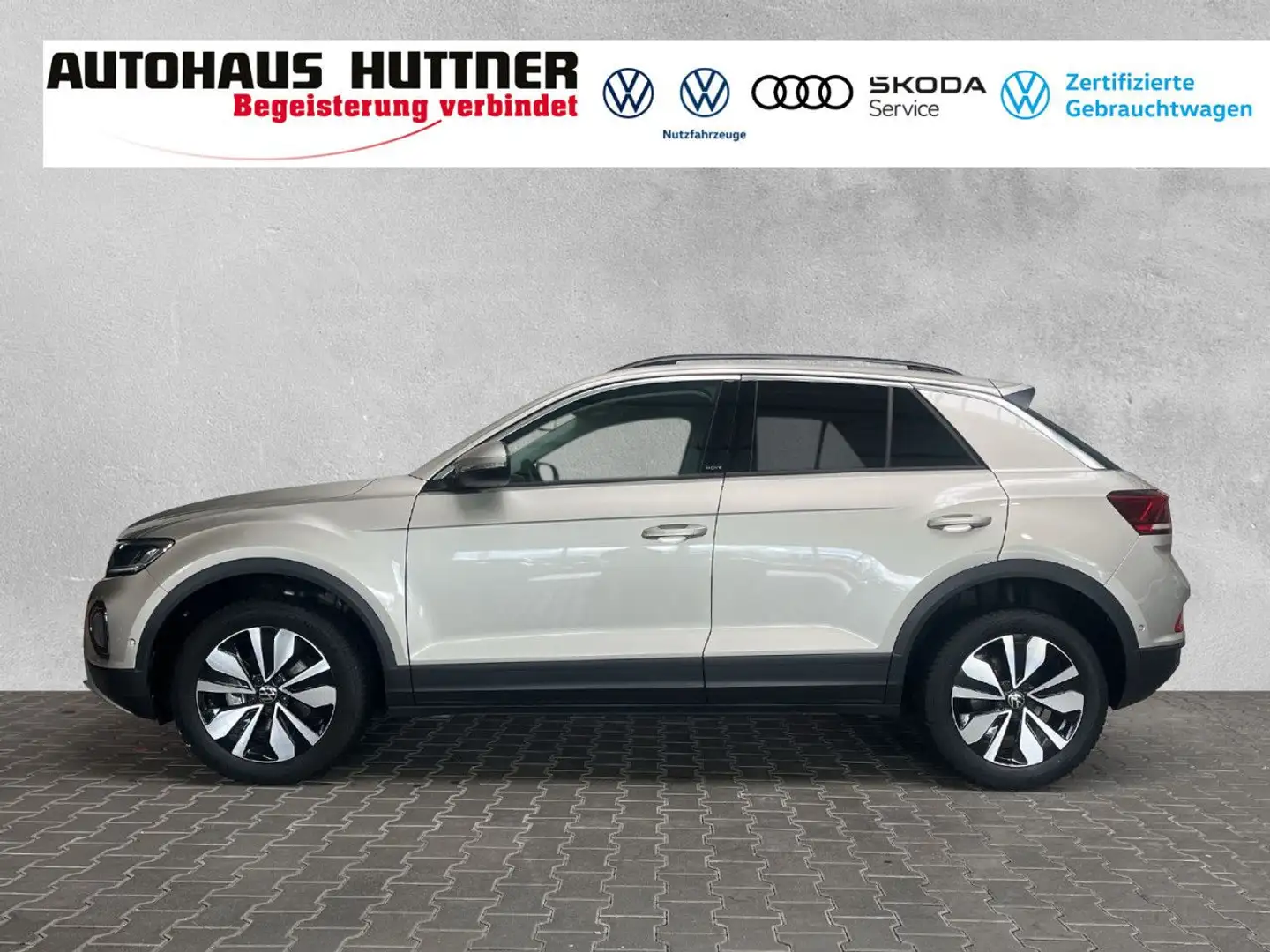 Volkswagen T-Roc MOVE 1.5 TSI DSG AHK STANDHZG LED ACC Navi Argent - 2