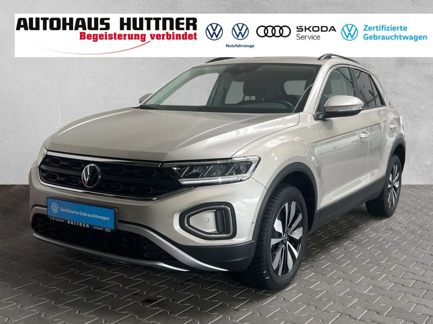 Volkswagen T-Roc MOVE 1.5 TSI DSG AHK STANDHZG LED ACC Navi Argent - 1