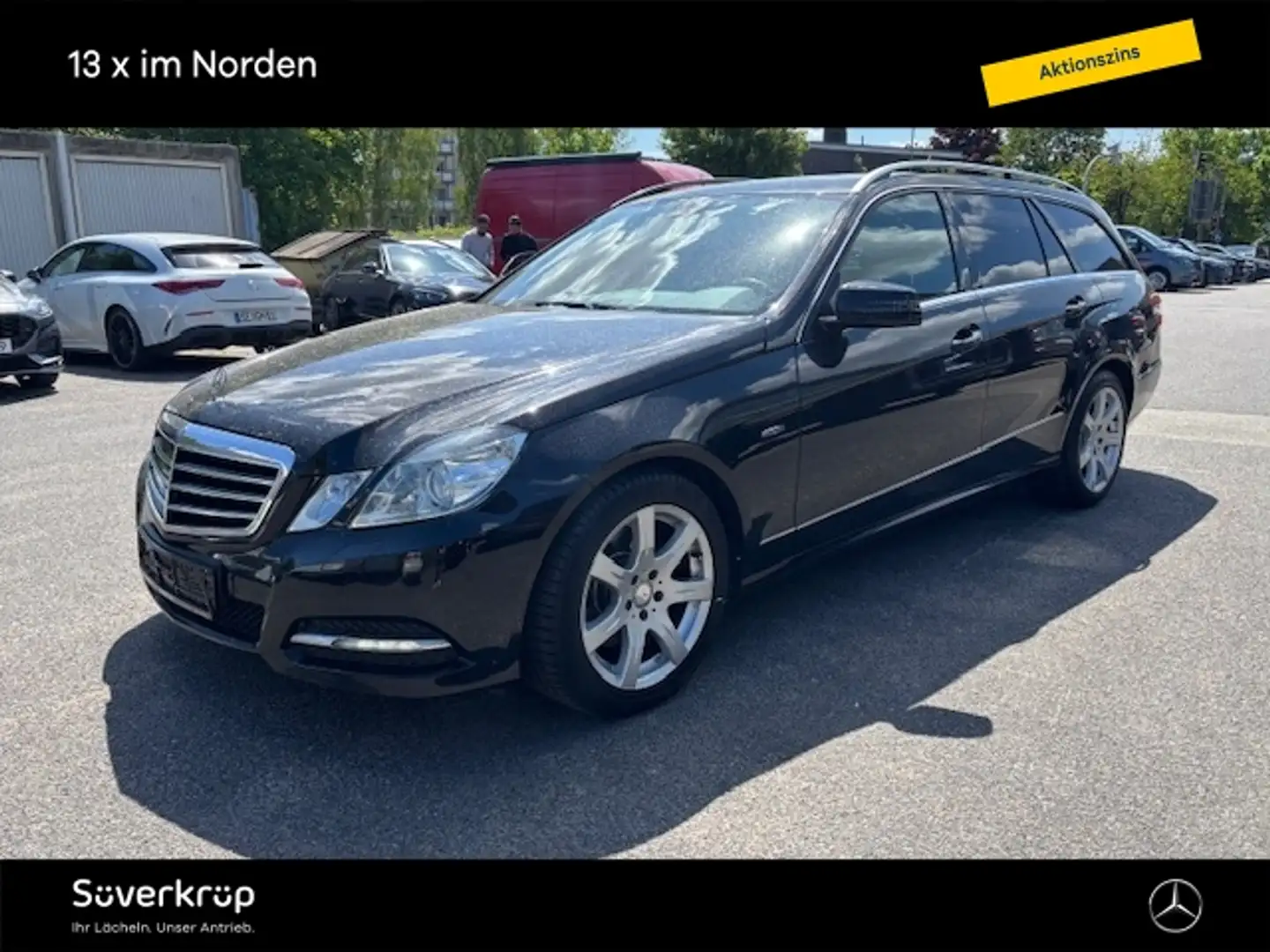 Mercedes-Benz E 350 T CDI BE Händler/Export Motorlampe ist an Schwarz - 2