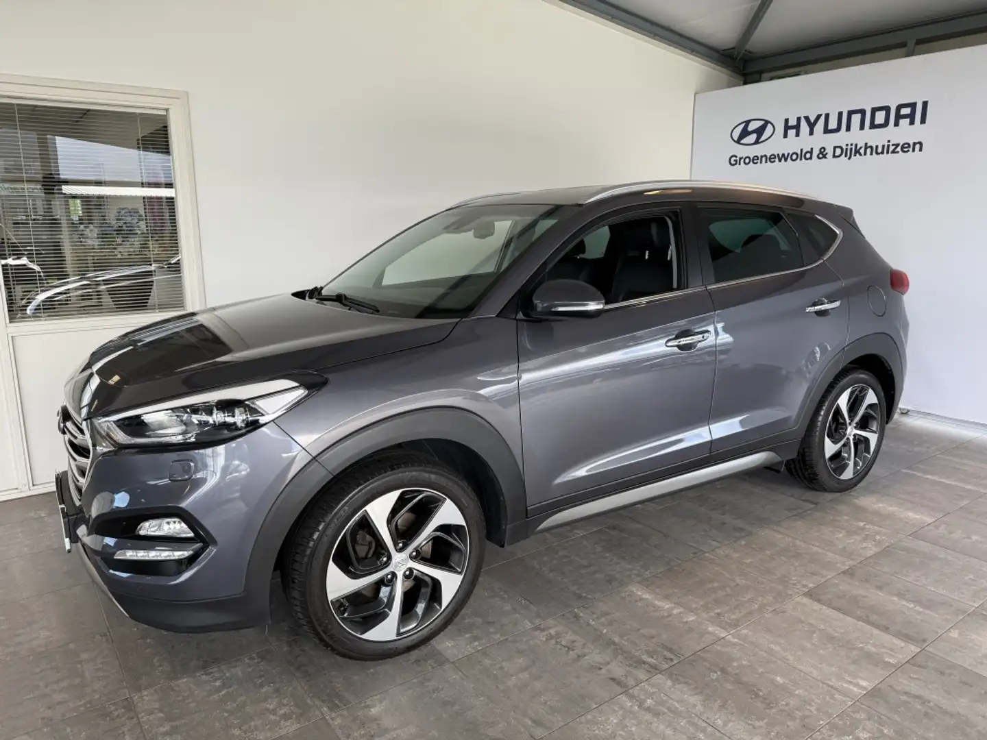 Hyundai TUCSON 1.6 T-GDi Premium Grijs - 2