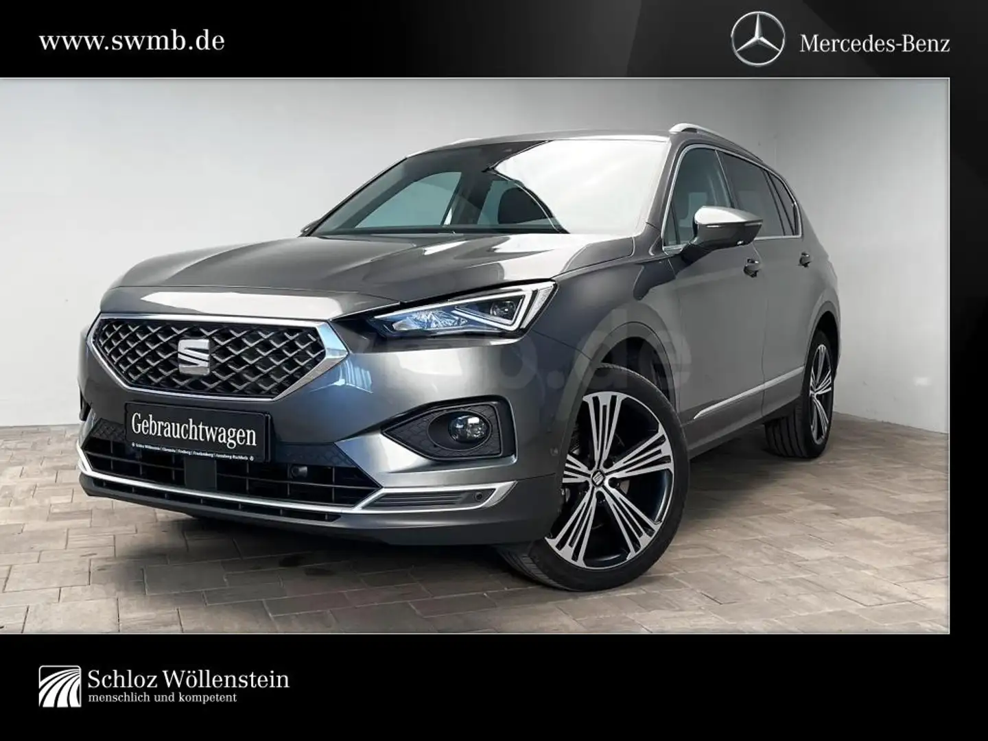 SEAT Tarraco 2.0 TSI Xcellence 4Drive LED/AHK/Fahrass Gris - 1