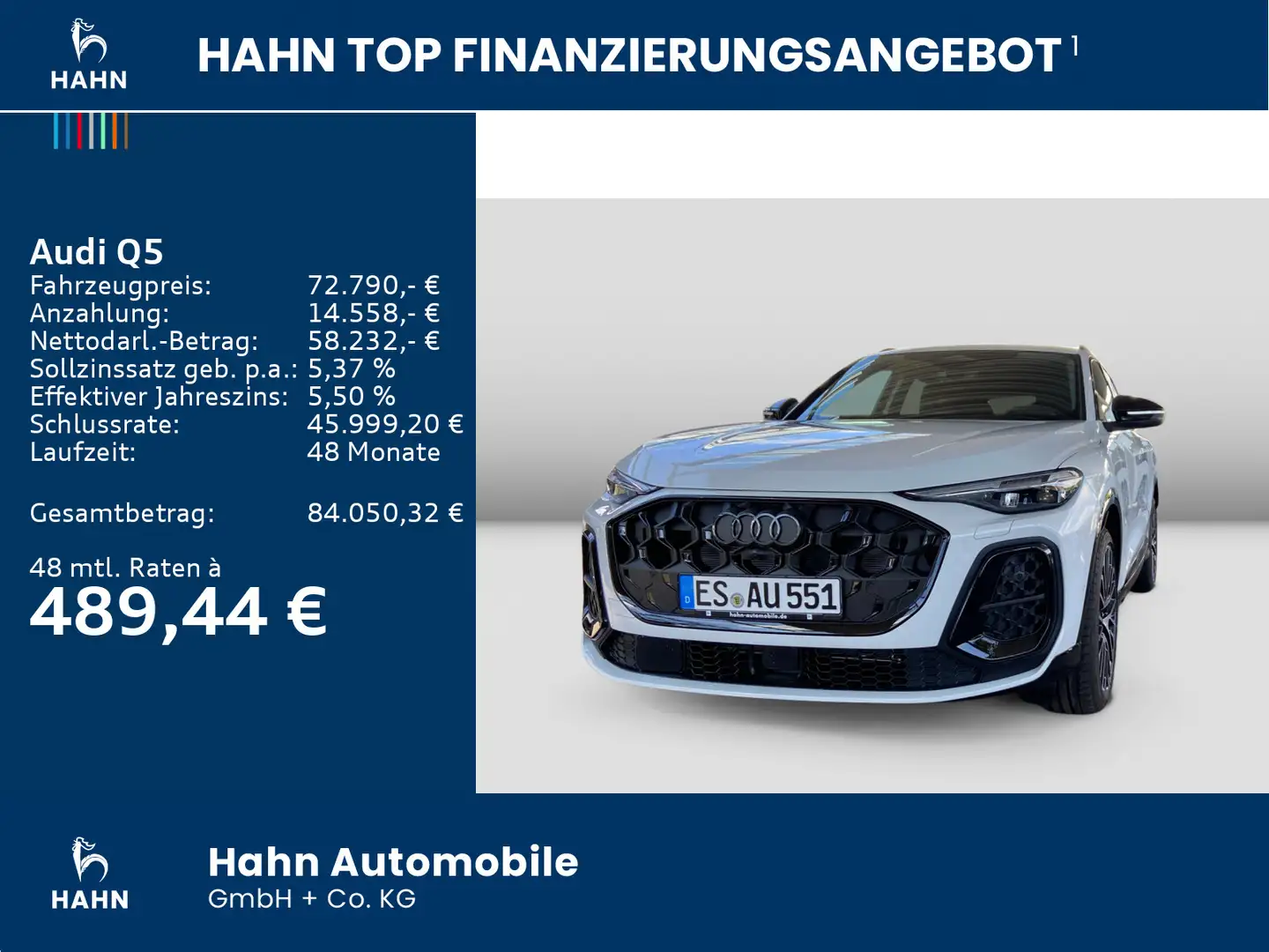 Audi Q5 SUV TDI quattro 150 kW S tronic Weiß - 2
