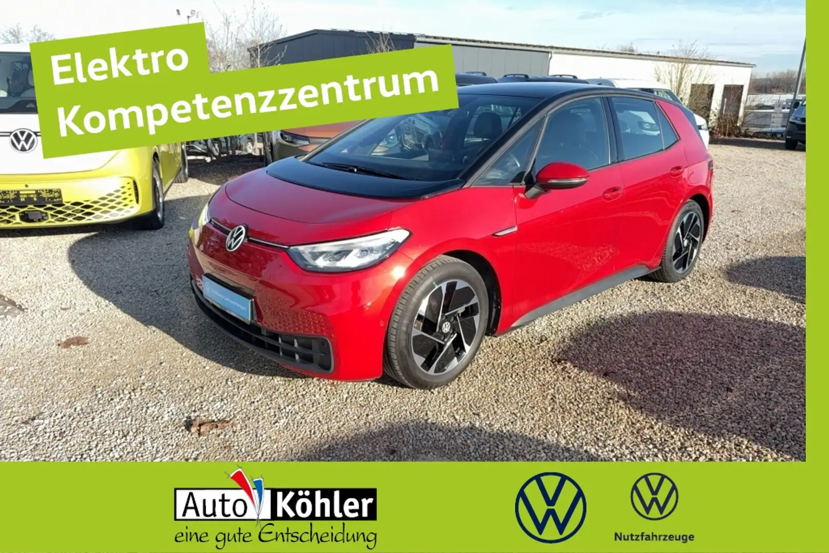 Volkswagen ID.3 Pro Performance CCS/ACC/Kamera/LED/Navi/PDC Rot - 1