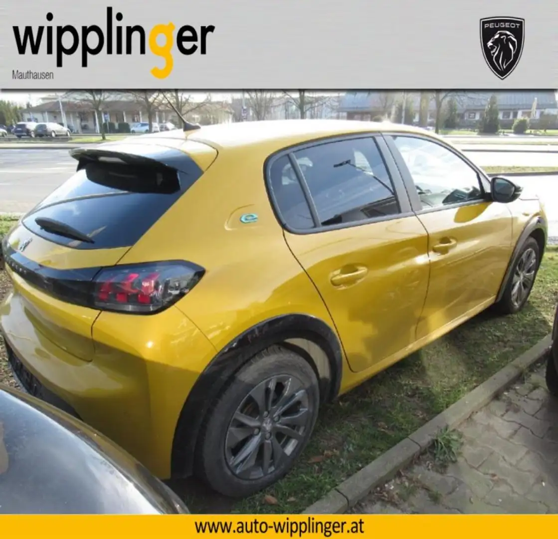 Peugeot 208 E-208 Active Pack 136PS Elektro 3-ph LP € 34.478,- Gelb - 2