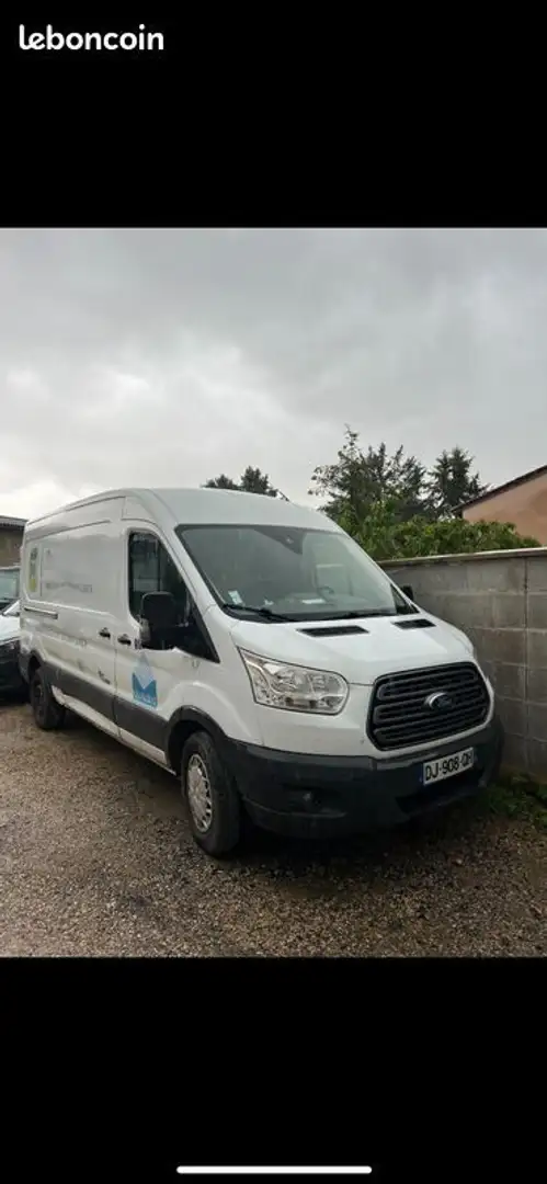 Ford Transit 2T L3H2 2.2 TDCi 125 3 places Blanc - 1