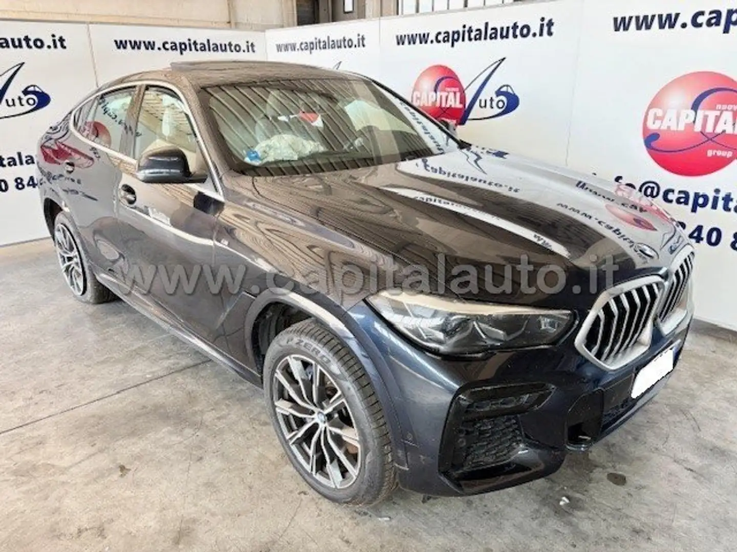 BMW X6 xdrive 30d mhev Msport auto NETTO 38000 Blu/Azzurro - 2