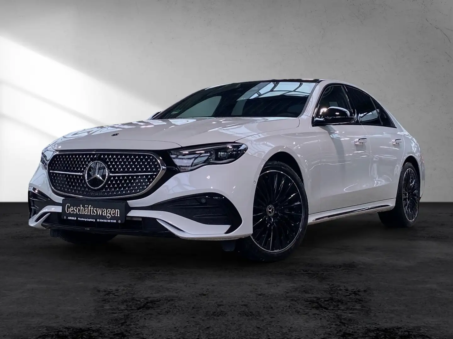 Mercedes-Benz E 300 E 300 de 4M AMG L AHK SUPERSCR Pano Fahrass-P.+ Weiß - 2