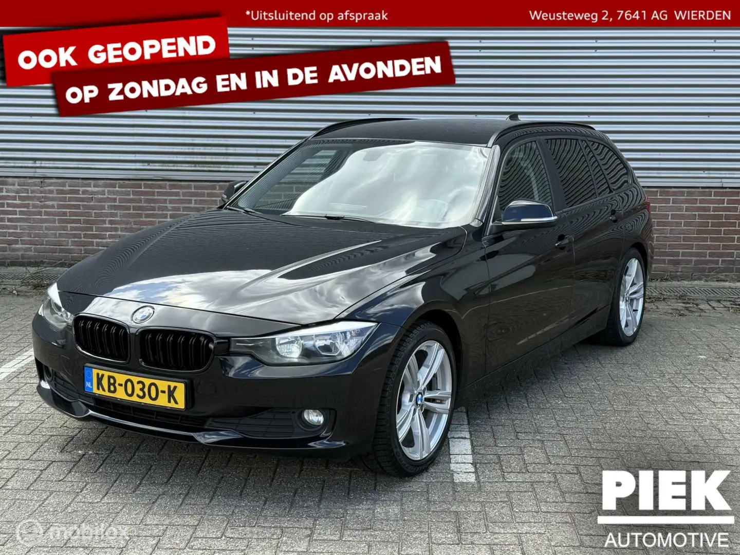 BMW 318 3-serie Touring 318d High Executive AUTOMAAT Zwart - 1
