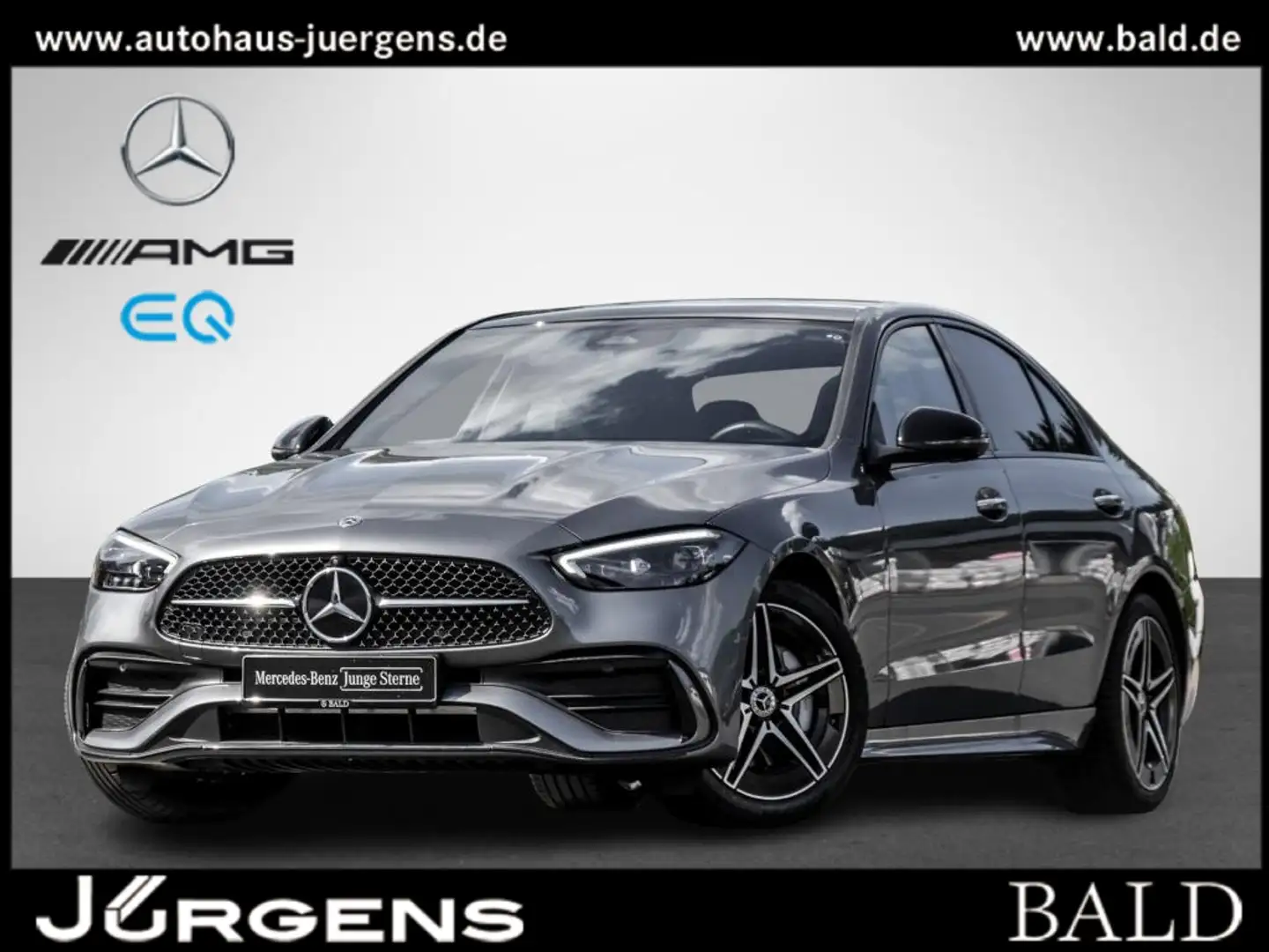 Mercedes-Benz C 300 AMG-Premium/Digital/Pano/360/Memo/Night/18 Grijs - 2