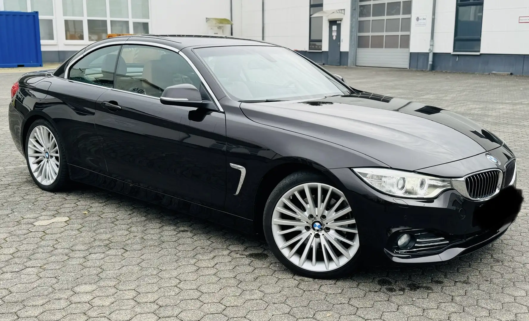 BMW 428 428i Cabrio / Automatik / 2. Hand / Finanzierung Schwarz - 2