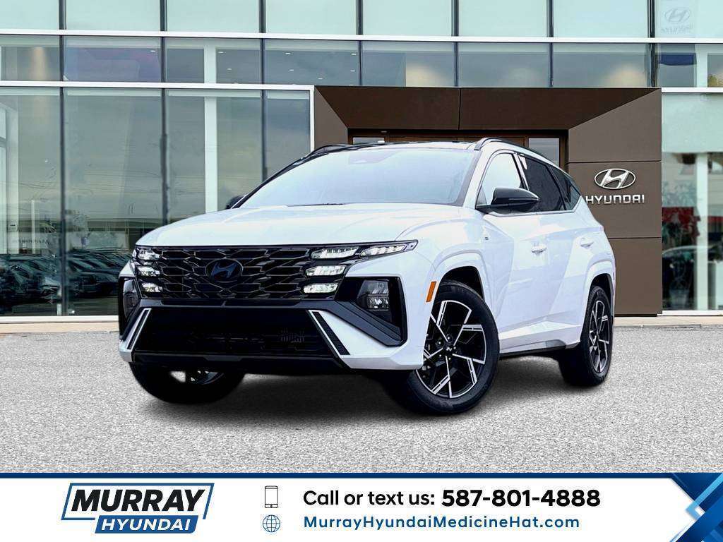 Crystal White 2026 Hyundai Tucson Hybrid SUV / Crossover  Automatic