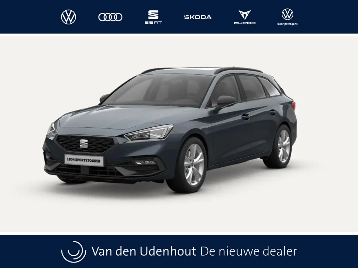 SEAT Leon Sportstourer 1.0 eTSI FR Business Intense Grijs - 1