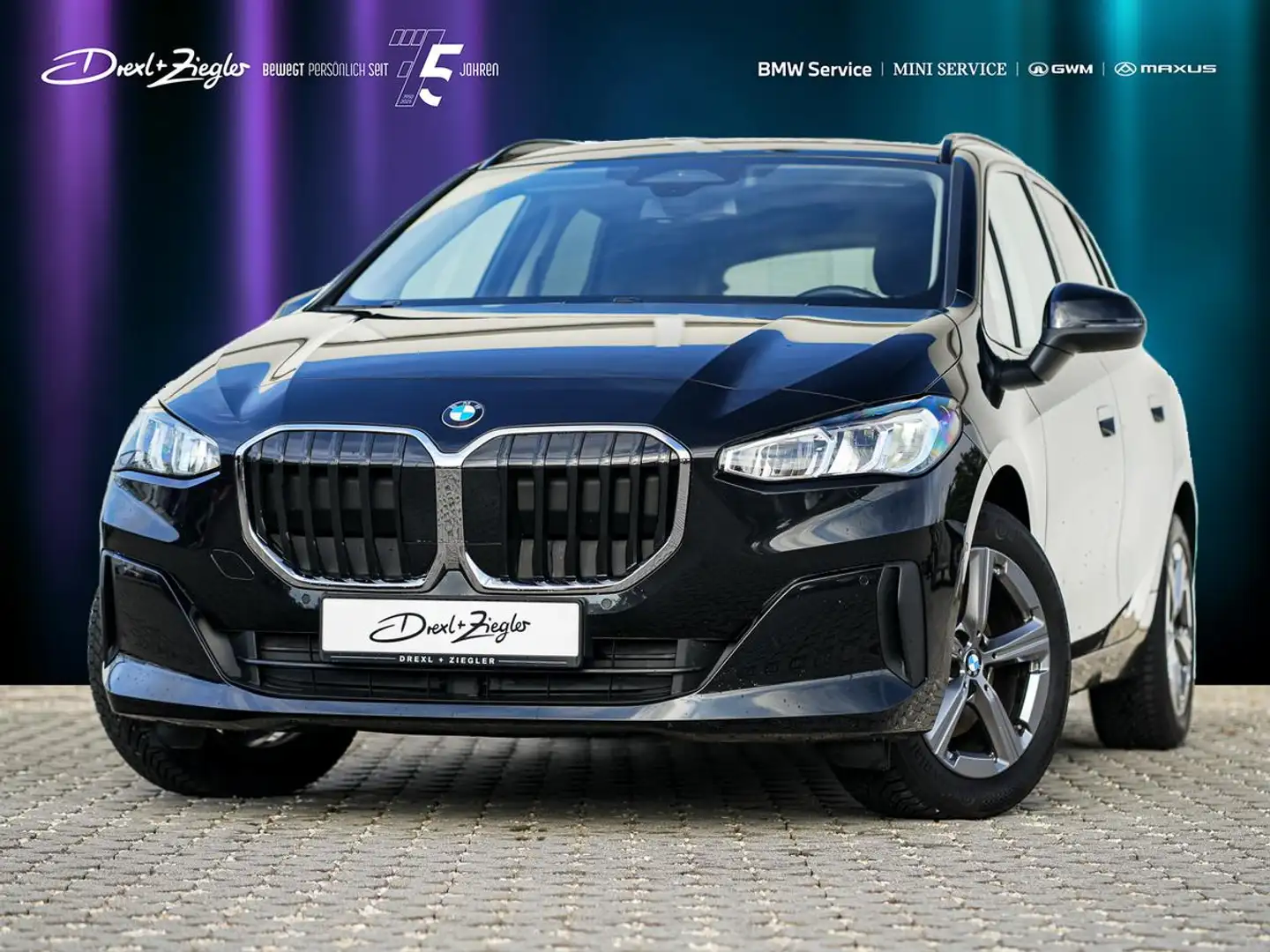 BMW 218 218i Active Tourer Travel GSD AHK LKH RFK DAB 17" Černá - 1