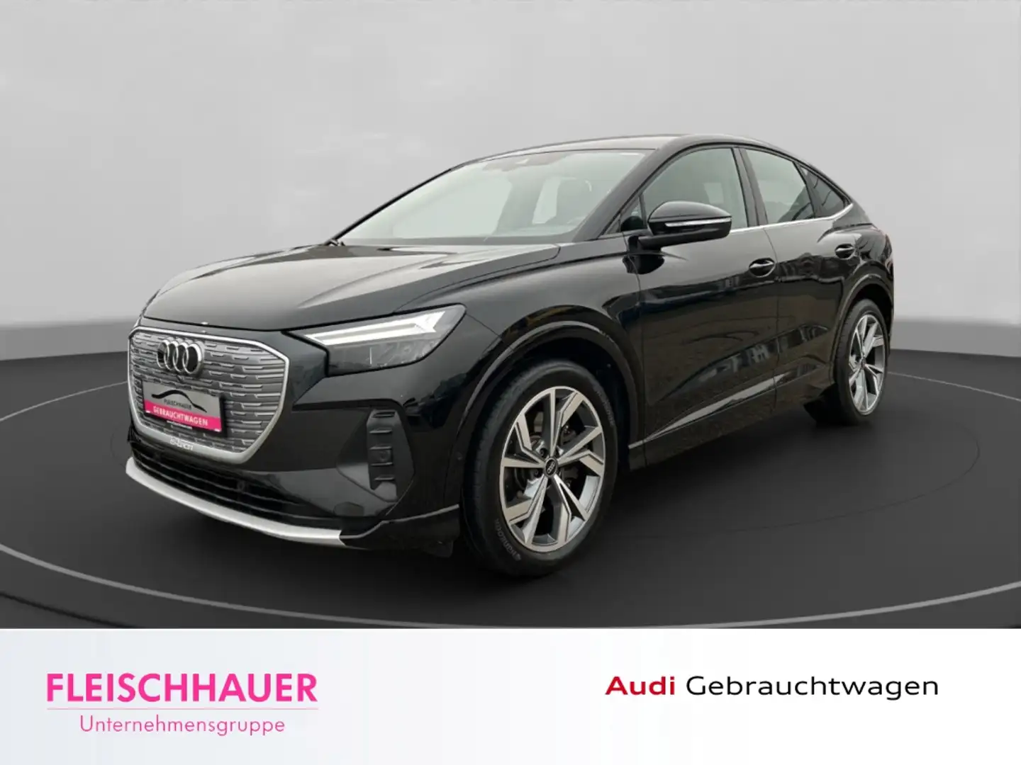 Audi Q4 e-tron Sportback 50 quattro DSG+KAMERA+AHK+SHZ+ACC Schwarz - 1