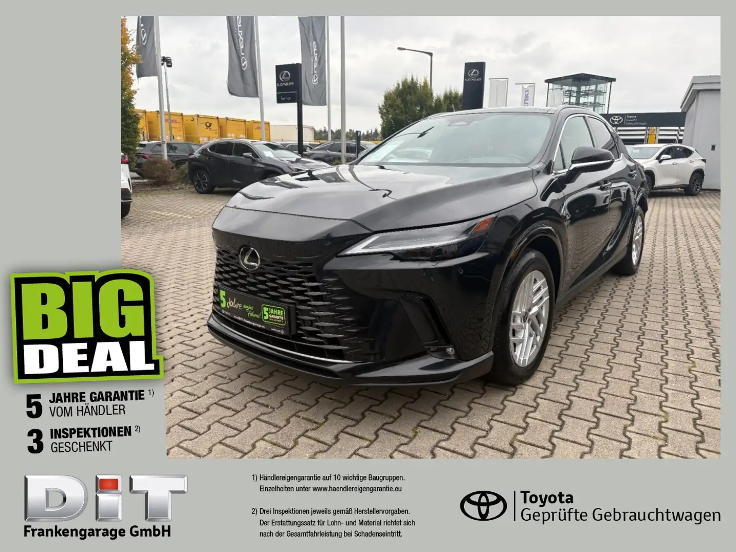 Lexus RX 350 h E-Four Luxury Line LED, Navi, Kamera, SHZ Schwarz - 1