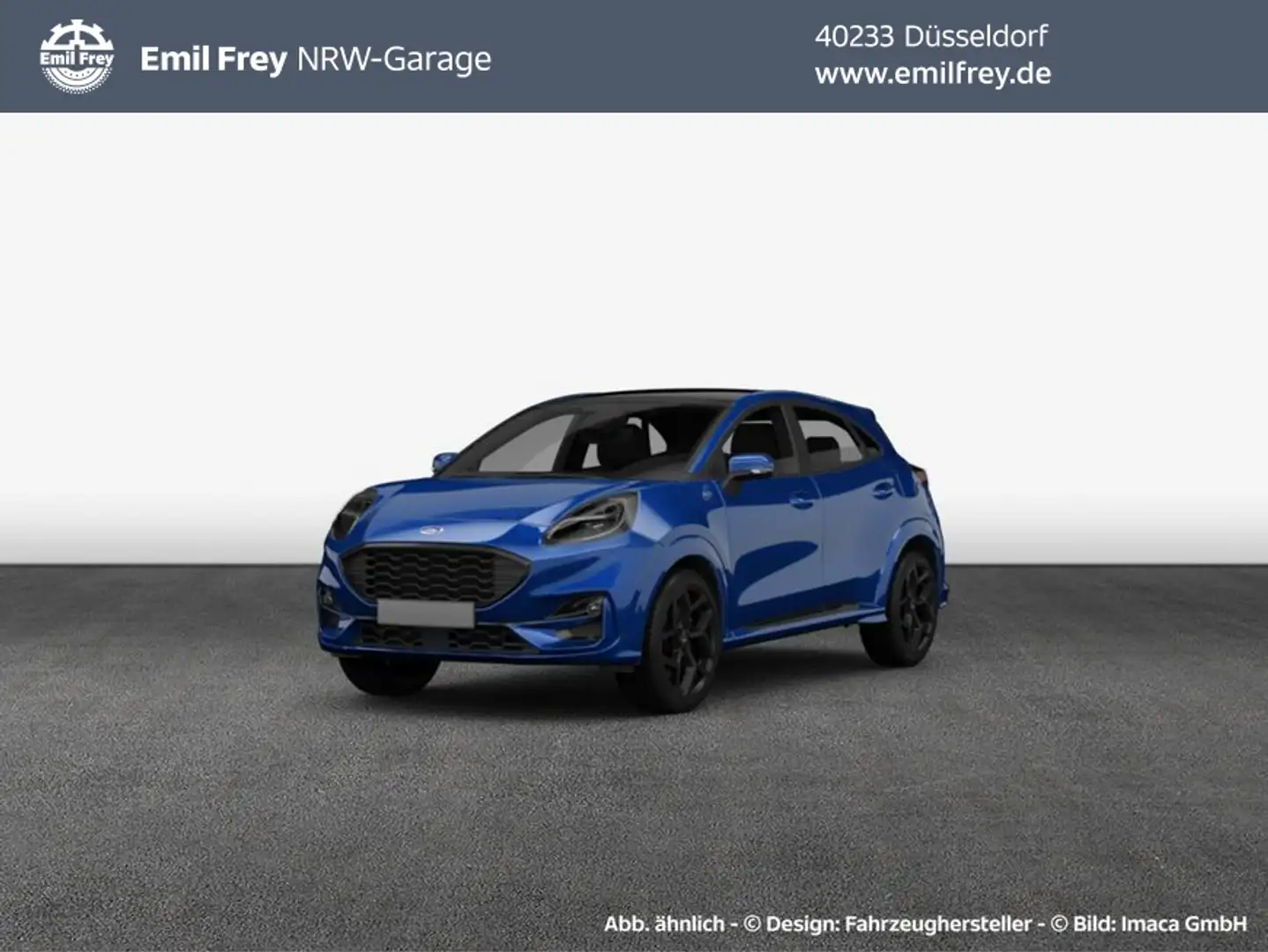 Ford Puma 1.0 EcoBoost Hybrid Aut. ST-LINE Blu/Azzurro - 1