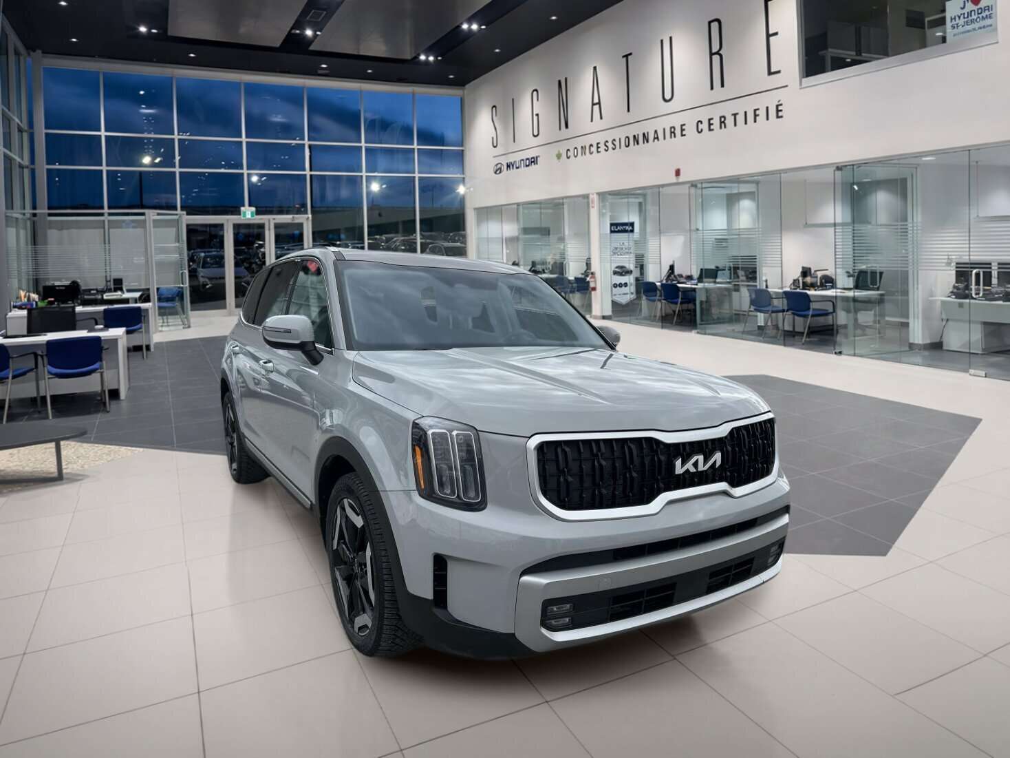 2023 Kia Telluride EX 3.8L V6 AWD 8PLACES, CUIR, TOIT, NAV +++ — снимка 1